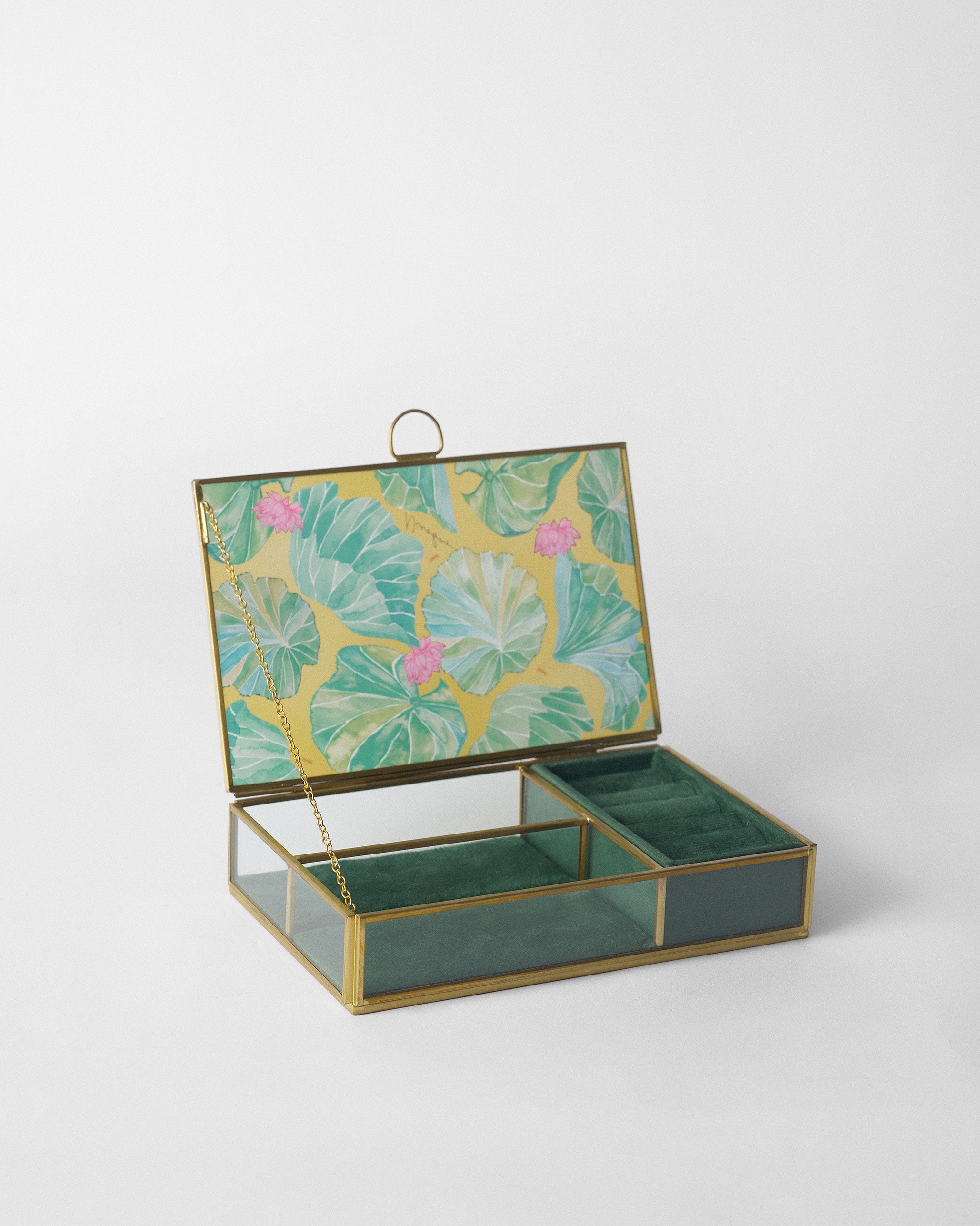 Lilly pond Jewellery Box