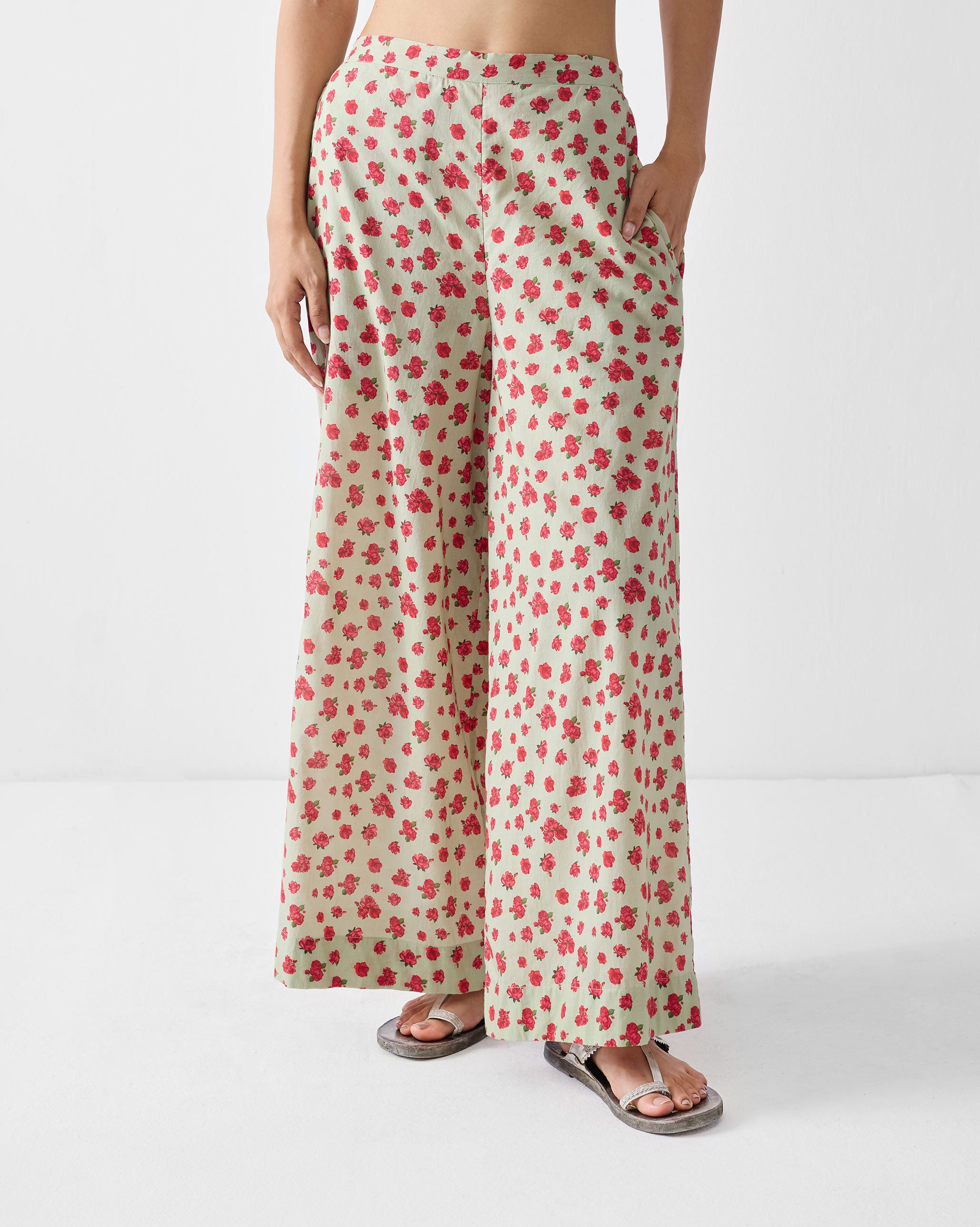 Basic Pyjamas - Mint & Watermelon Print