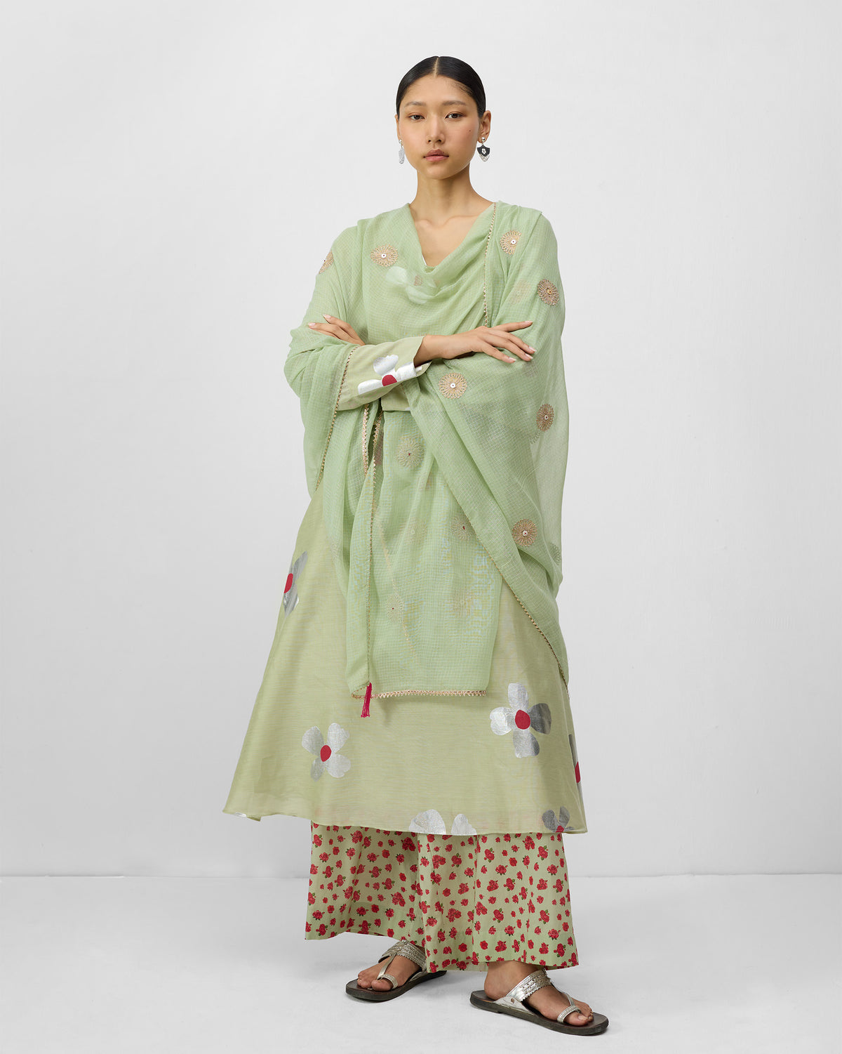 Basic Pyjamas - Mint & Watermelon Print