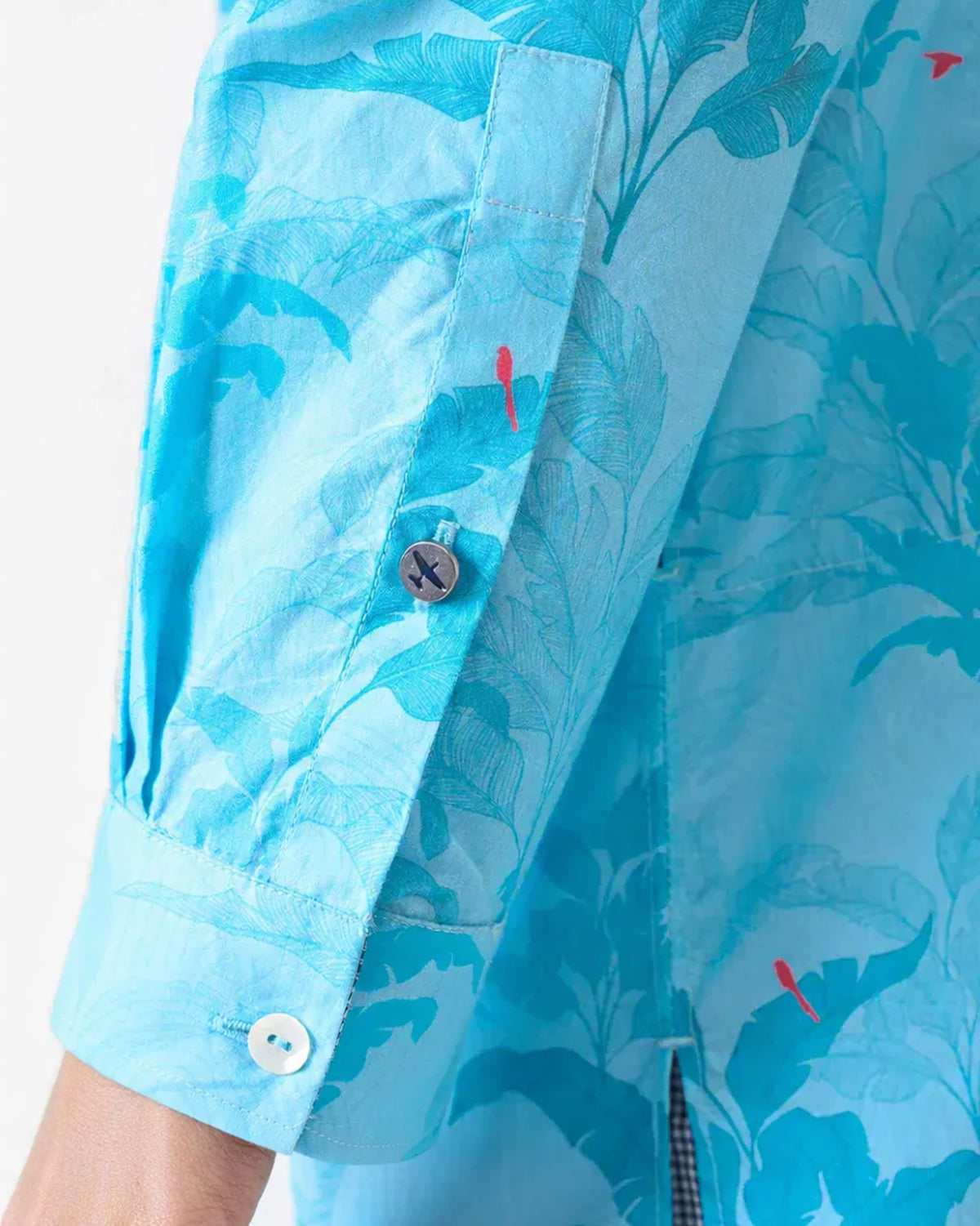 Bouquet Kurta - Light Blue