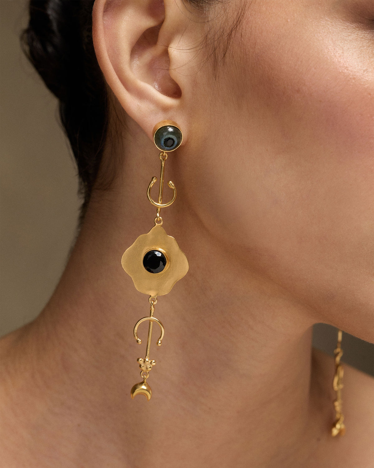 Berber Eye Dangler - Gold