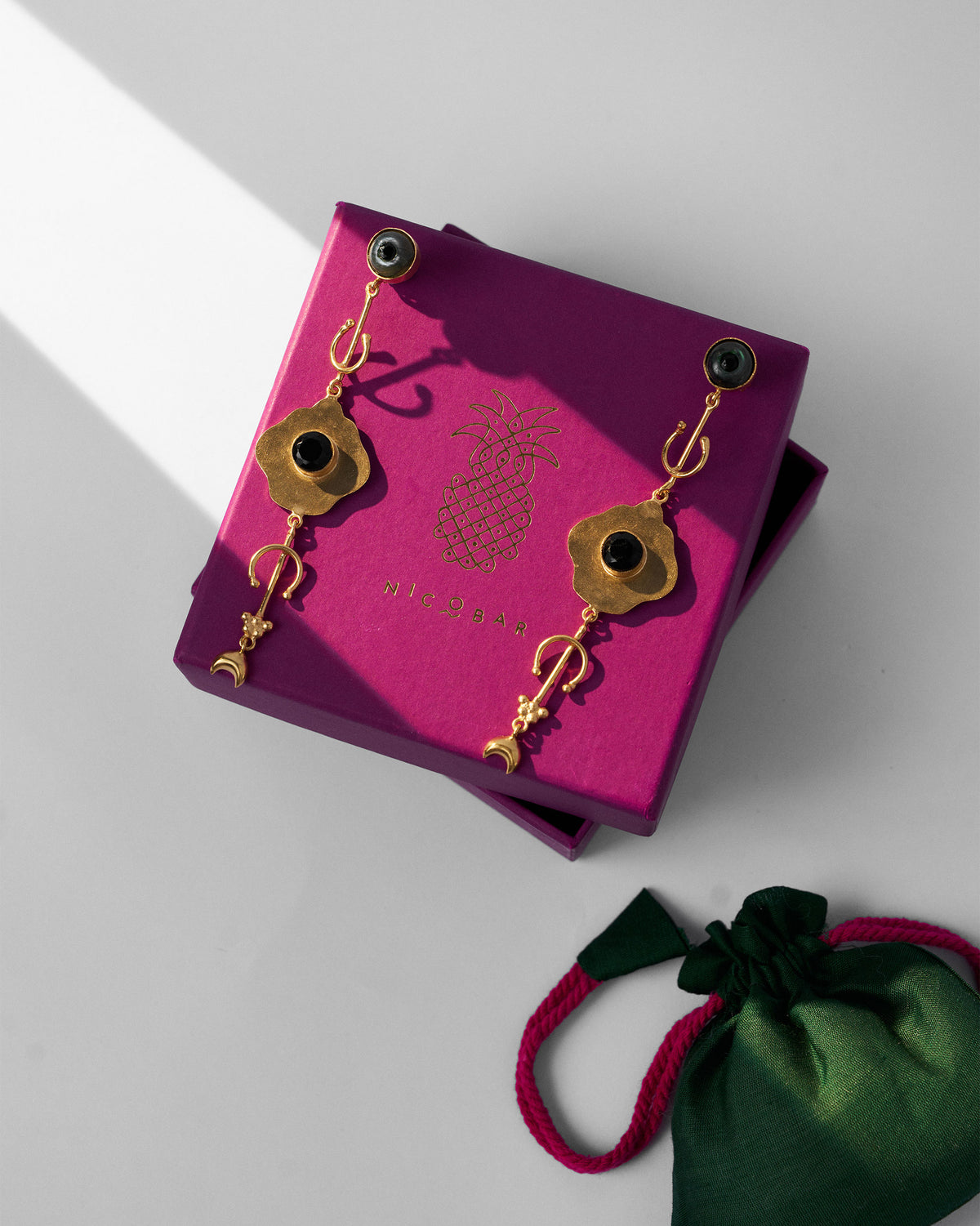 Berber Eye Dangler - Gold