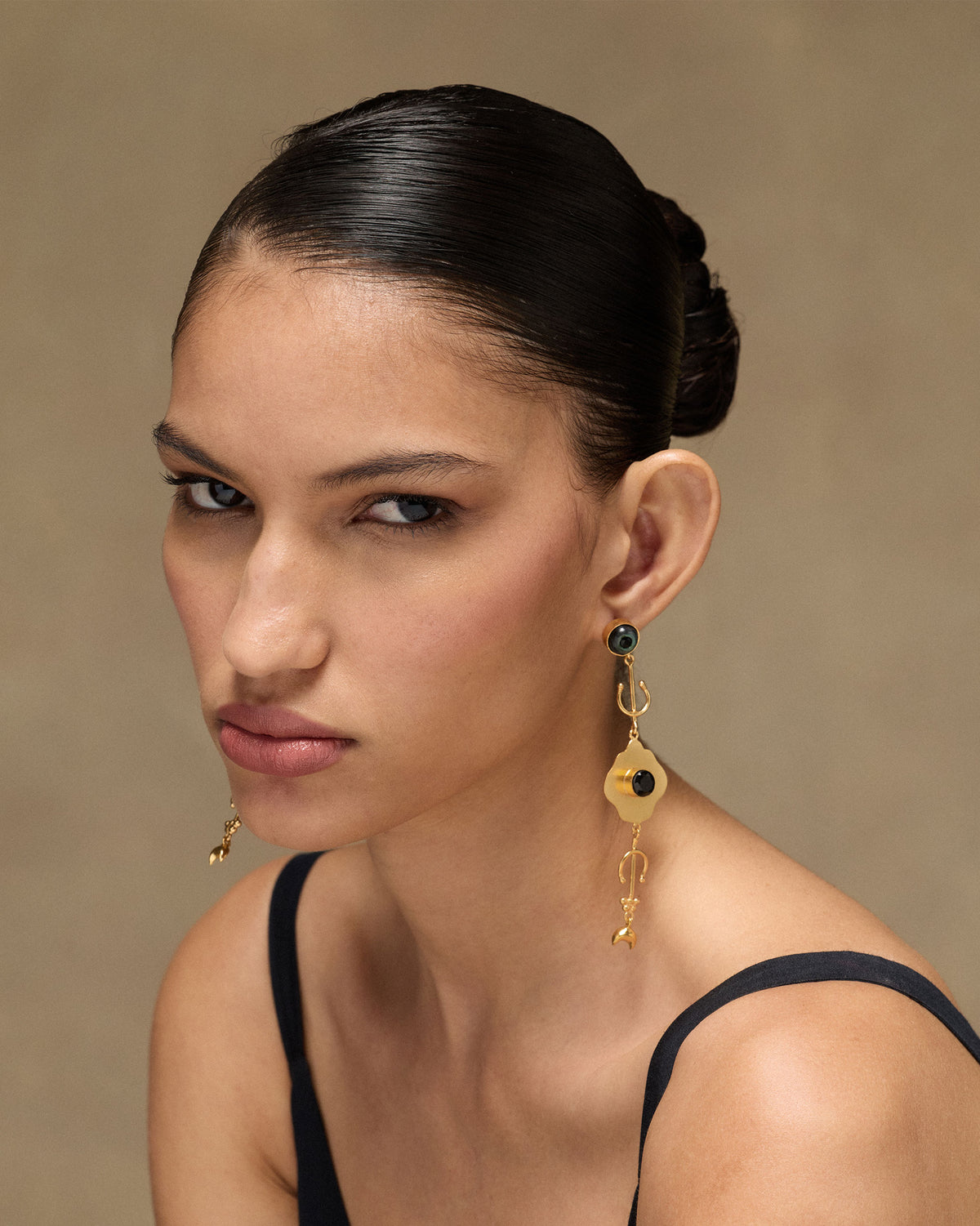 Berber Eye Dangler - Gold
