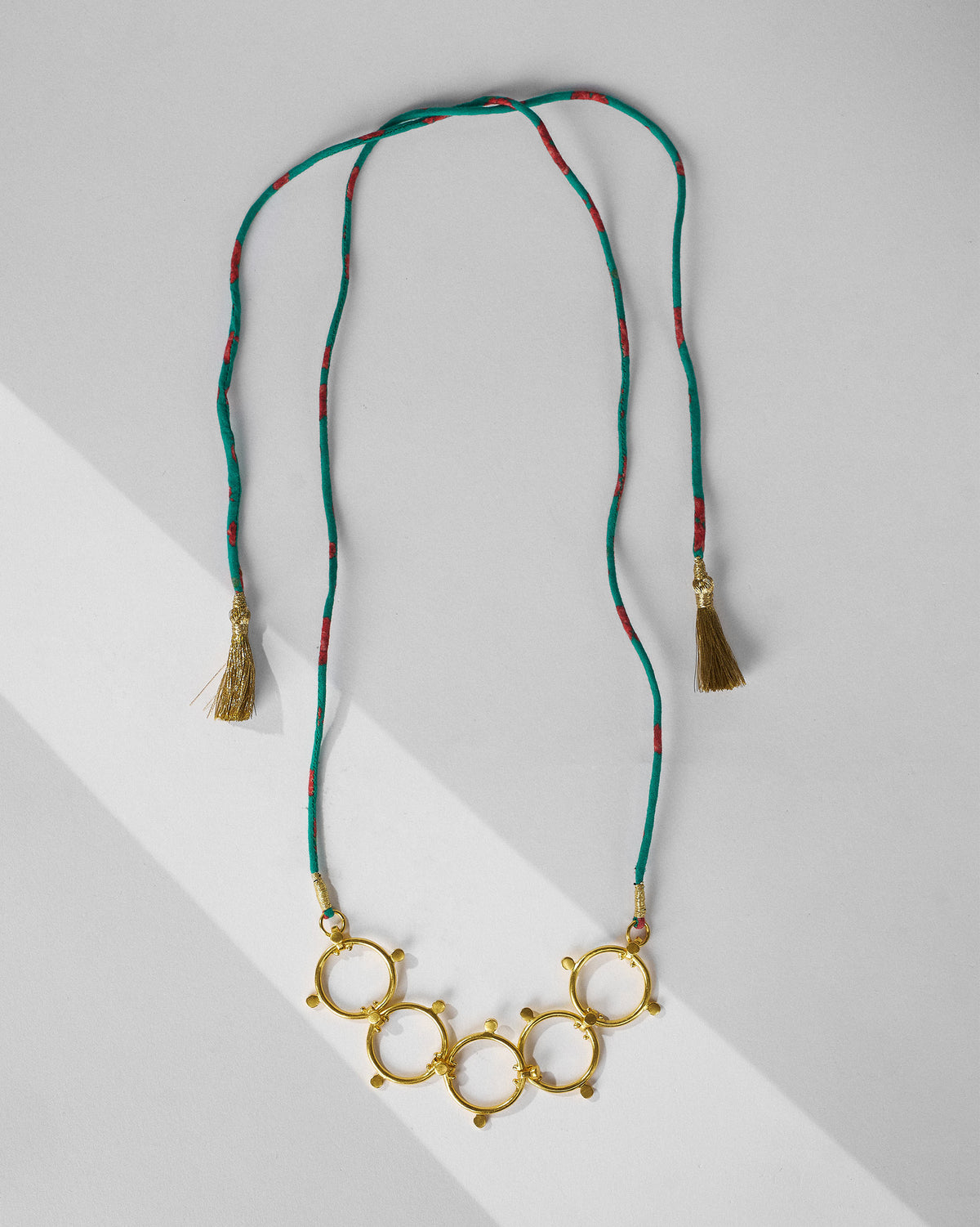 Panch Circle Necklace - Gold