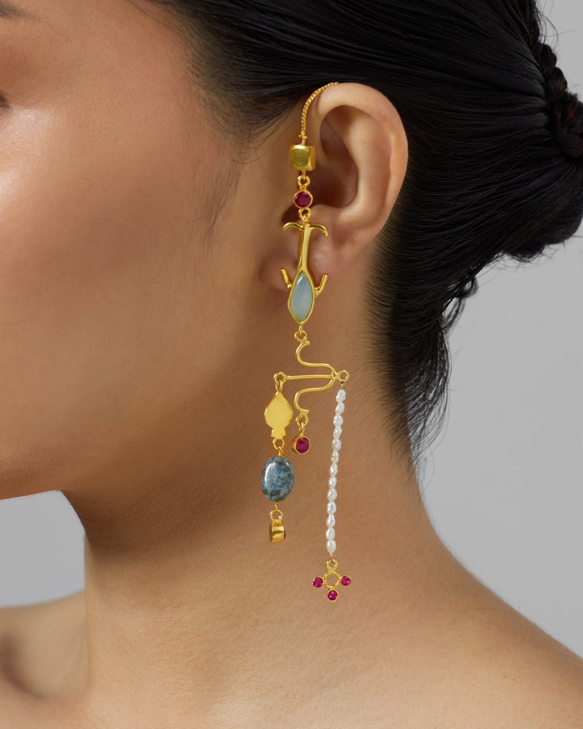 Indus Danglers - Gold