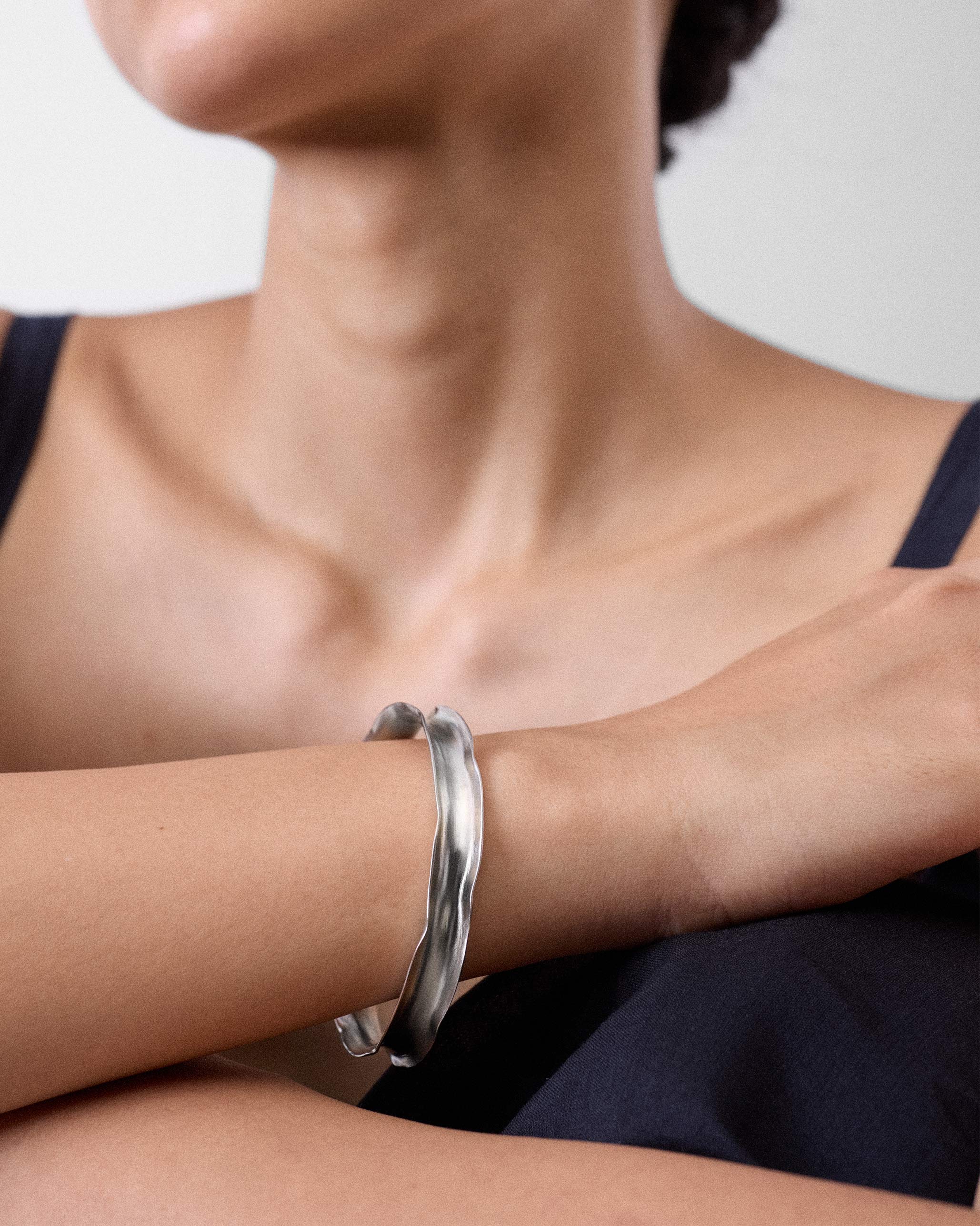 Batur Bangle Thin - Silver