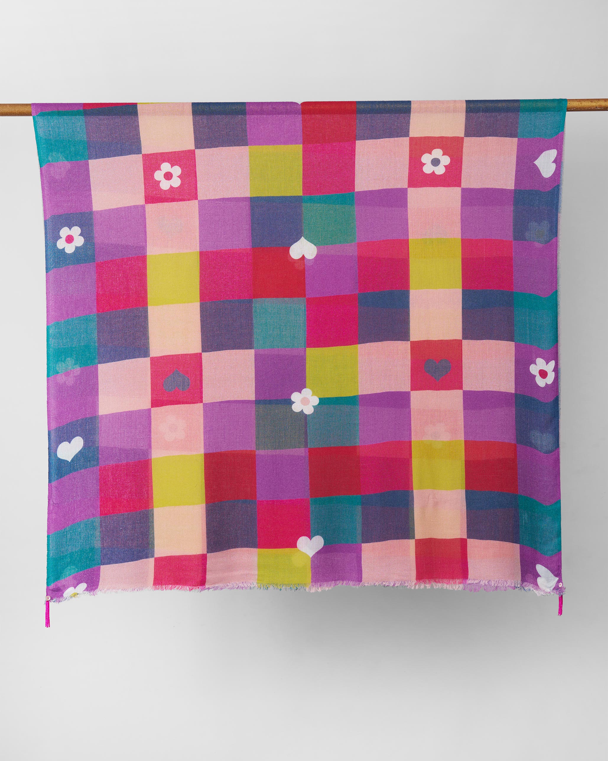 Checked Shawl - Multicolour