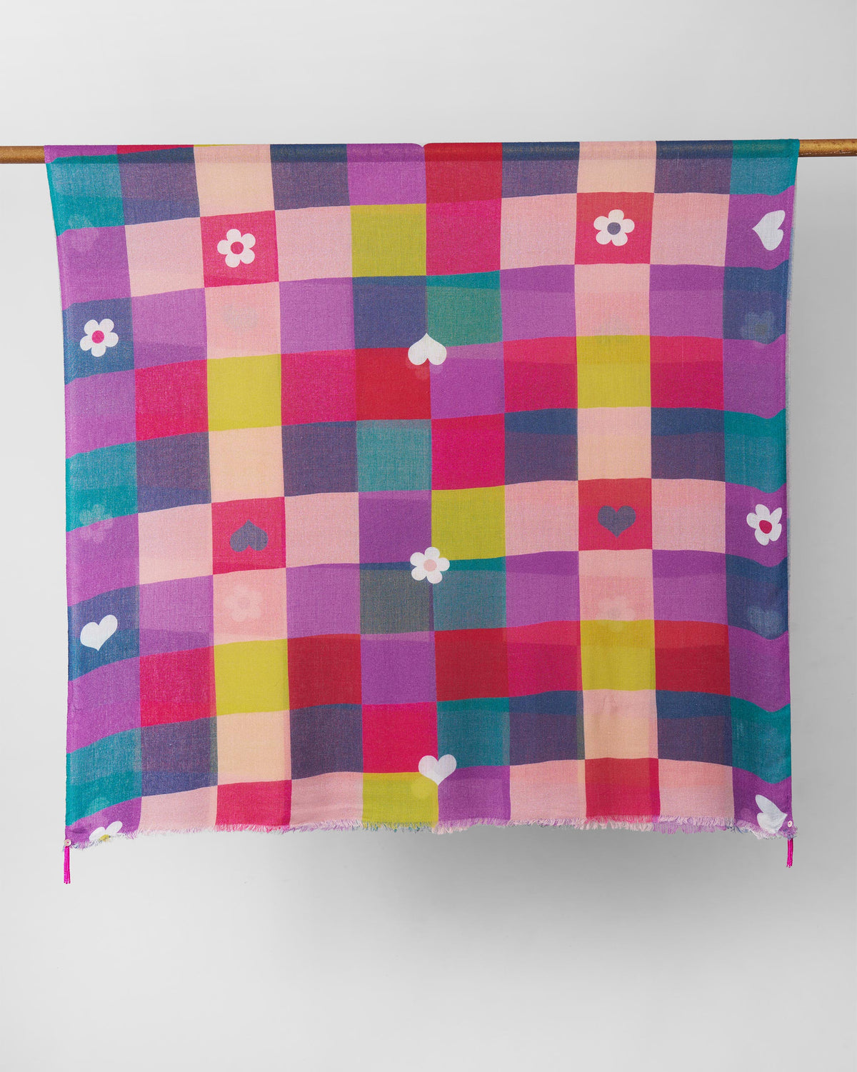 Checked Shawl - Multicolour