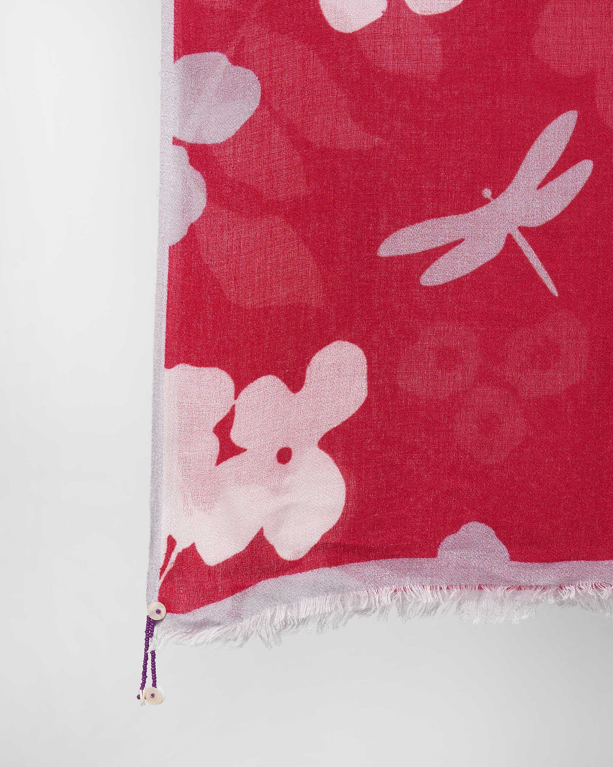 Parrot Shawl - Red