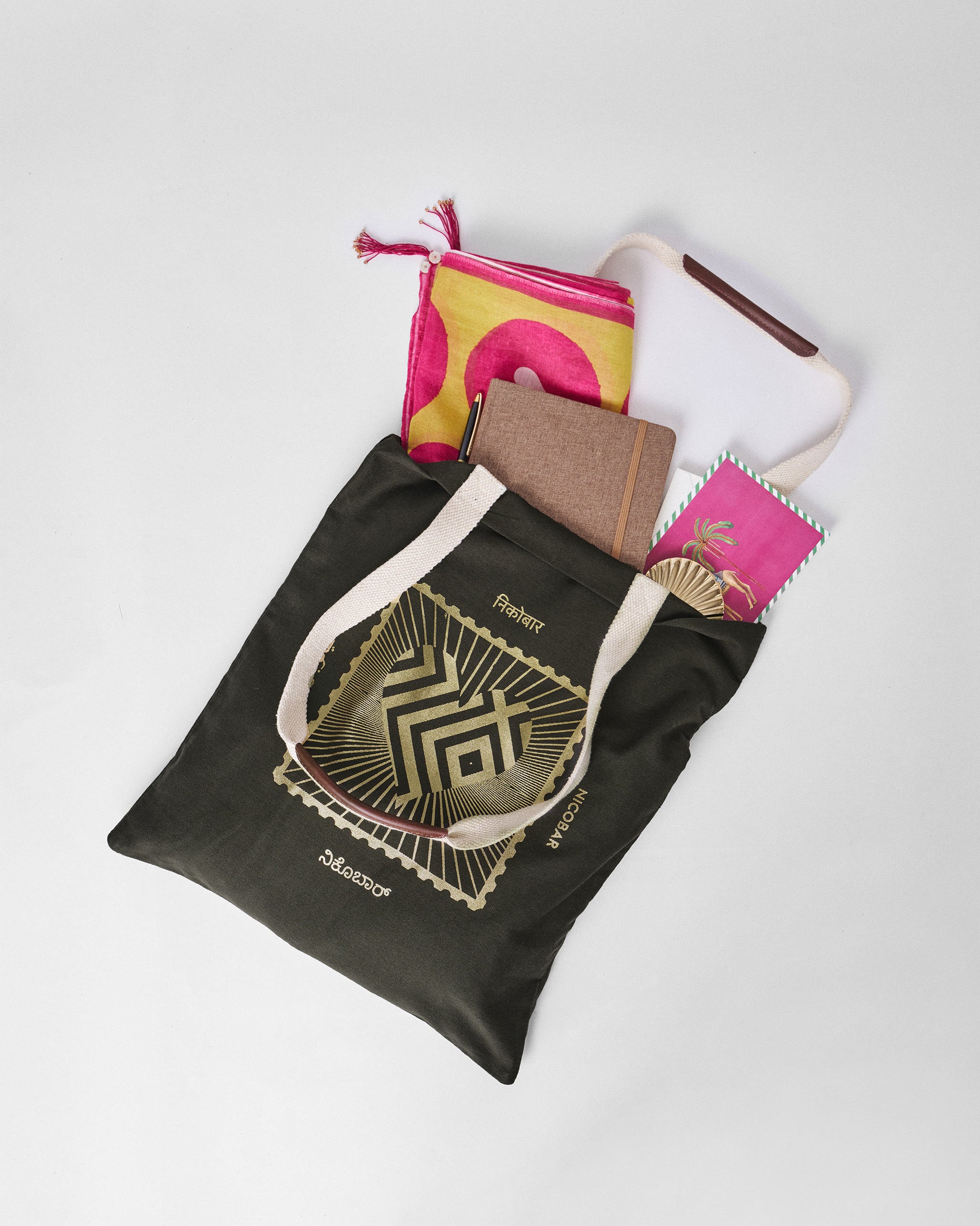 Road To 10 Tote (Limited Edition)- Charcoal & Gold