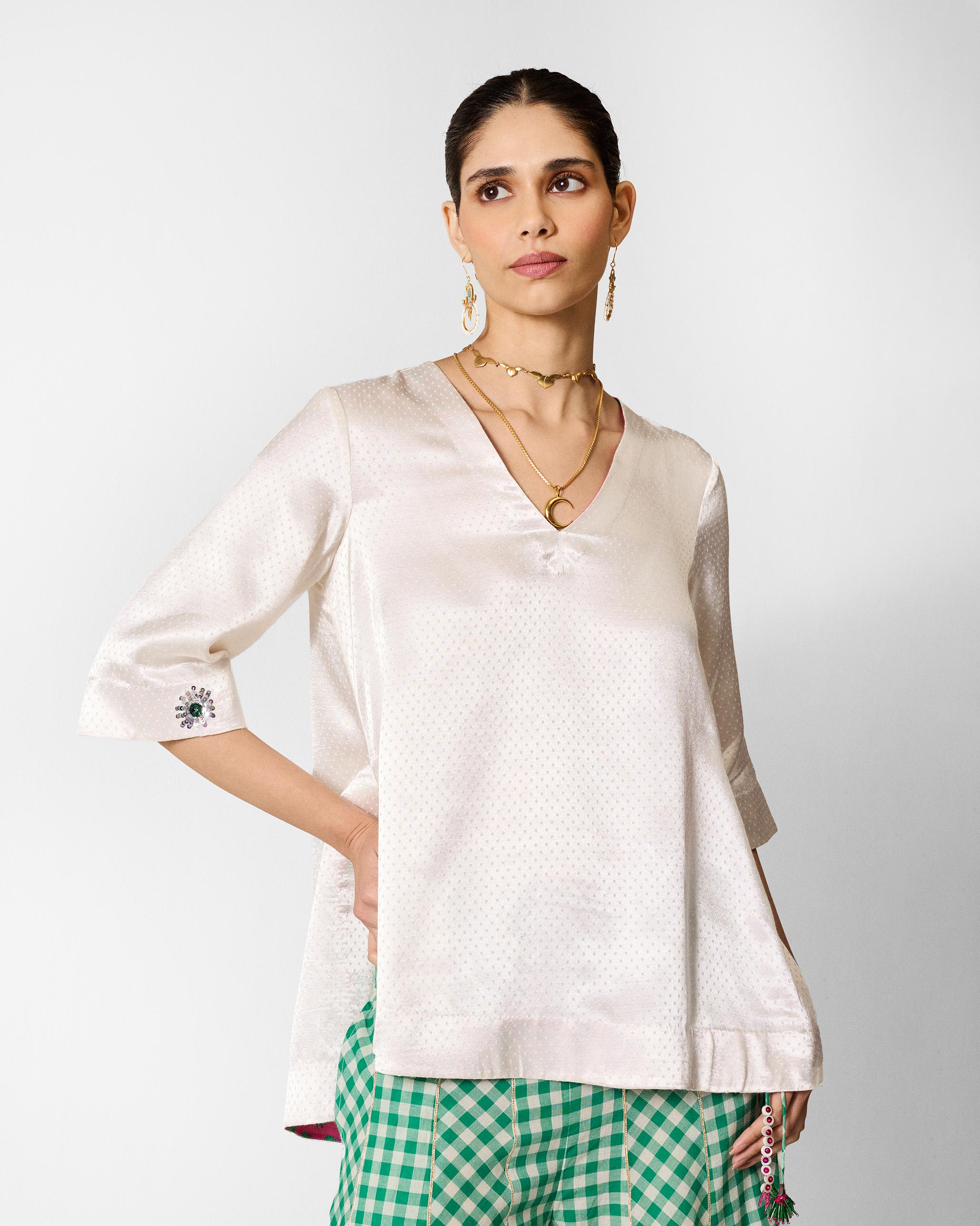 Hampi Top - Ivory