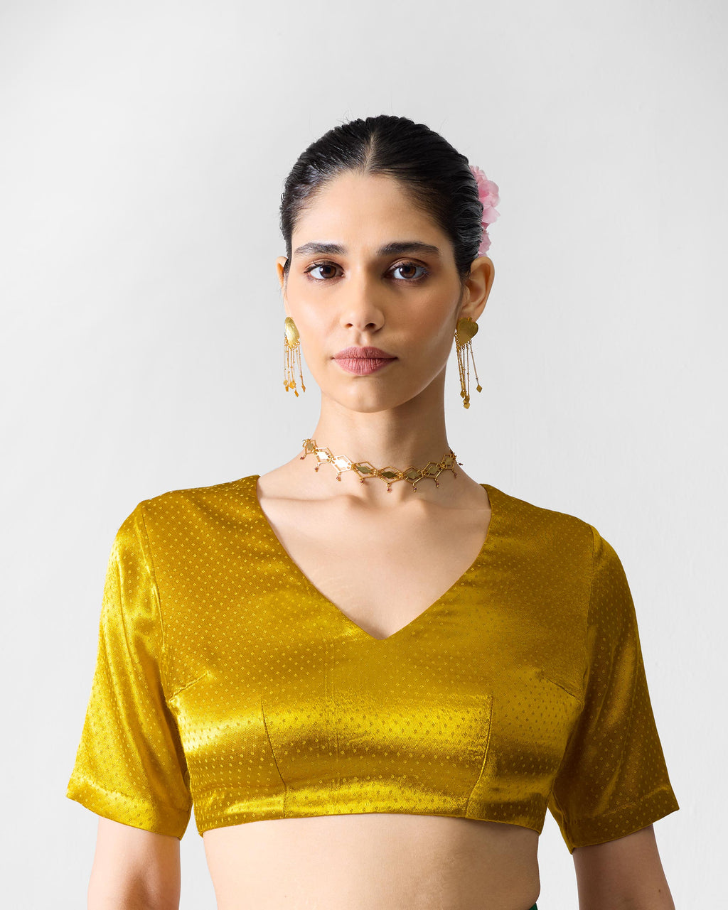 Dori Blouse - Chartreuse – Nicobar