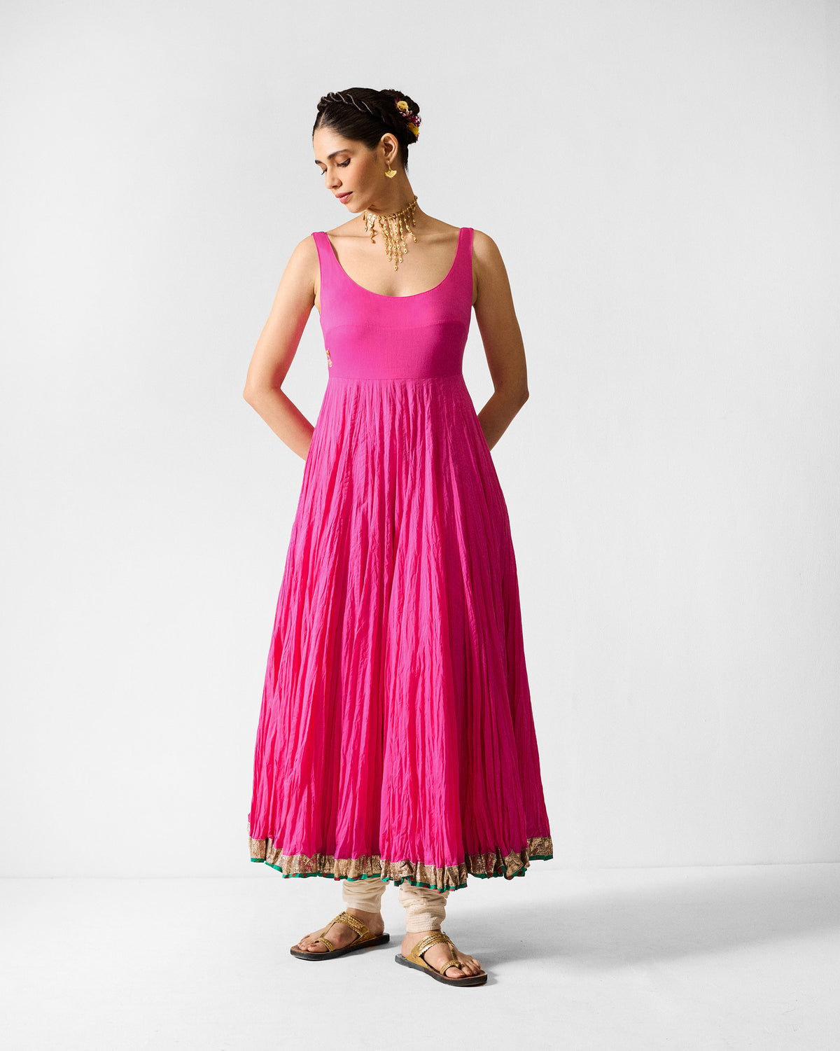 Kochi Kurta - Fuchsia