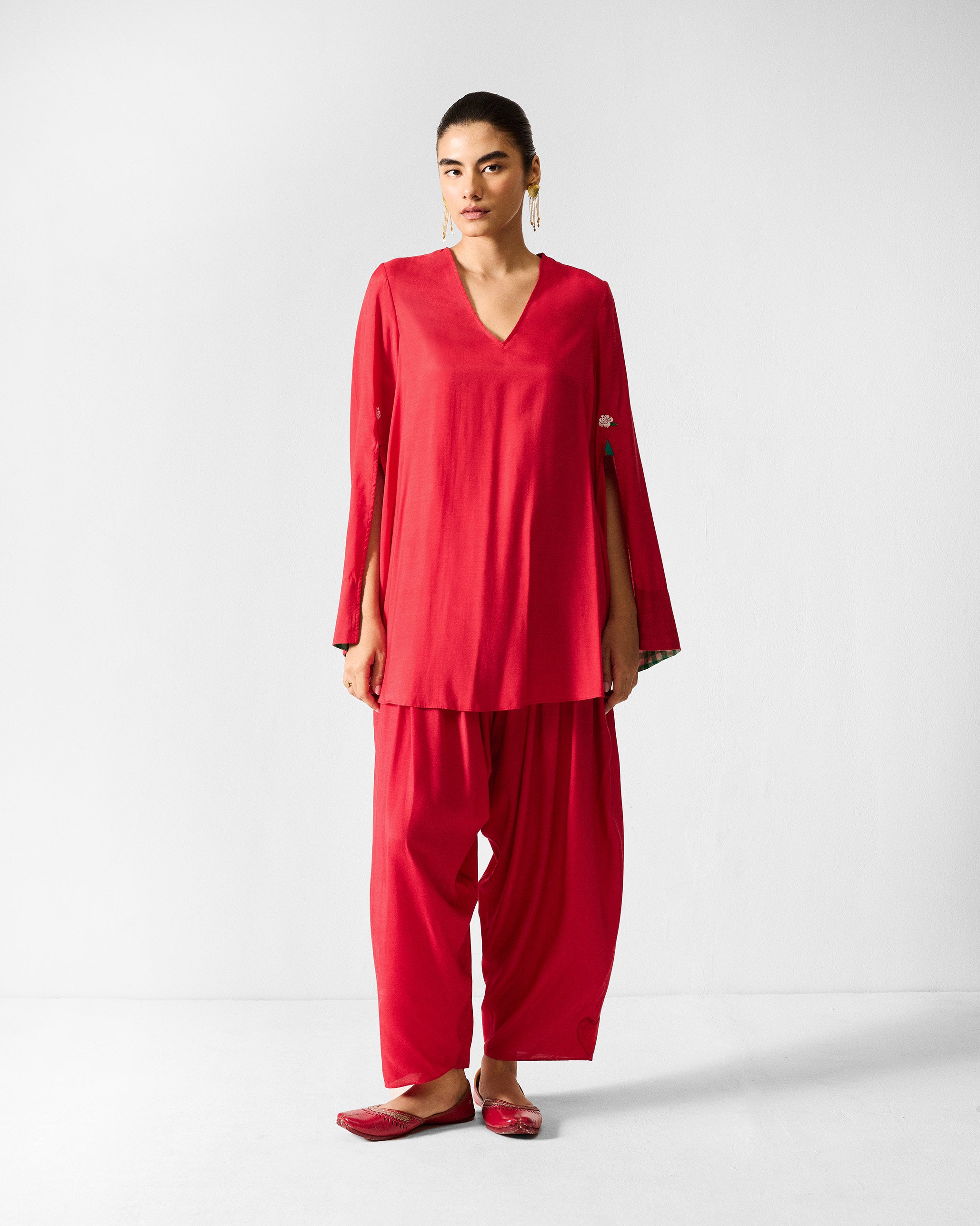 Panaji Top - Red