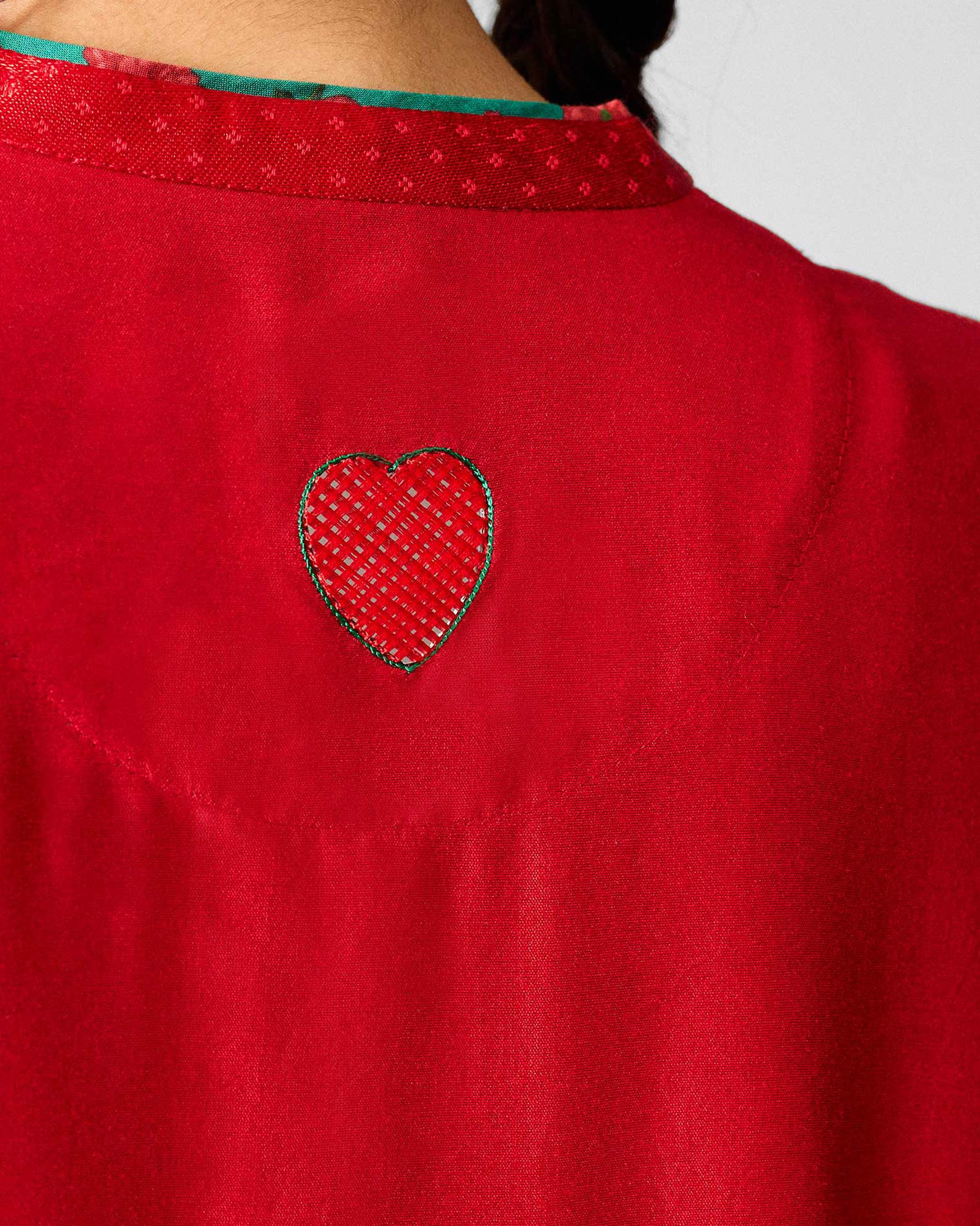 Chaand Kurta - Red