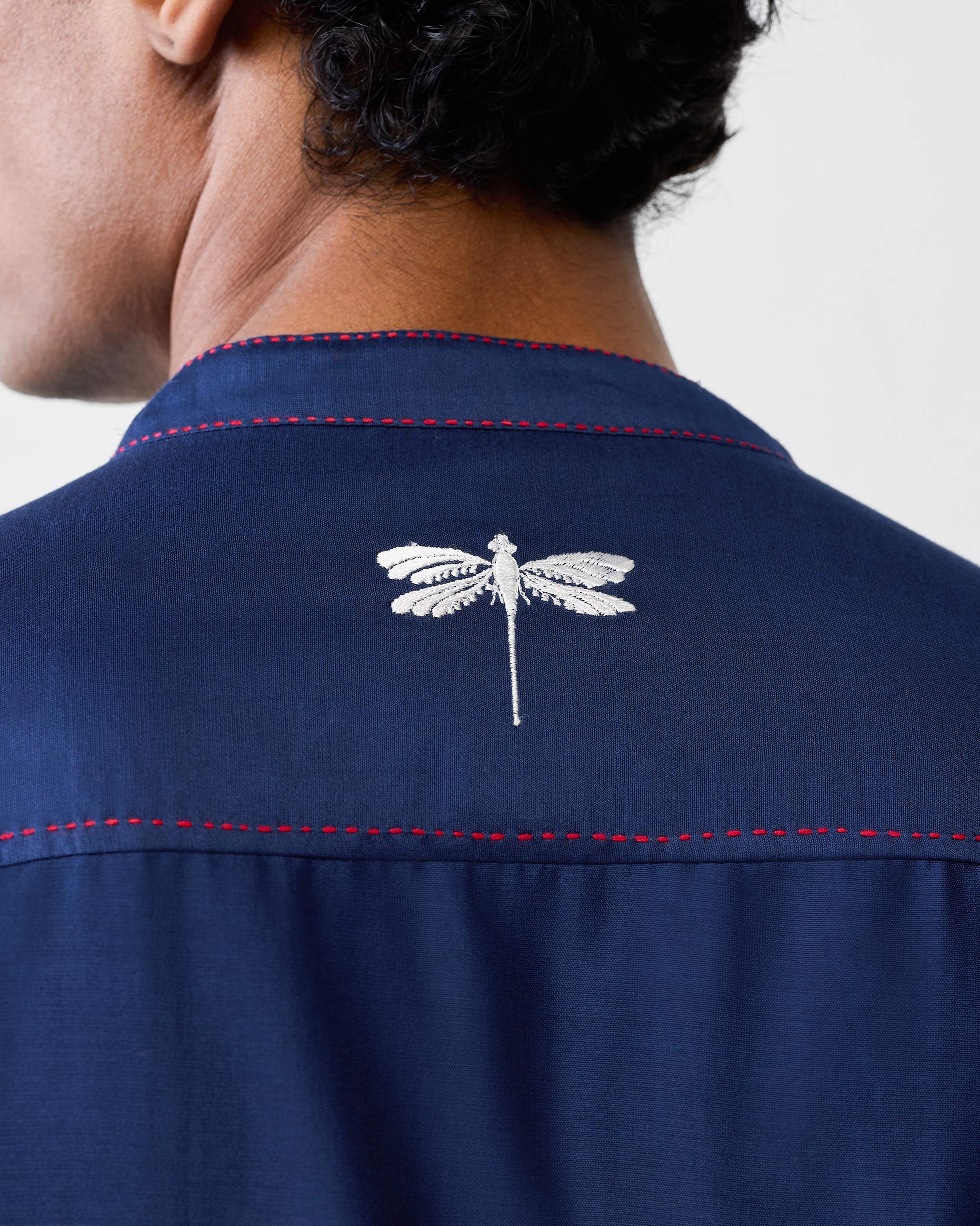 Talha Kurta - Navy