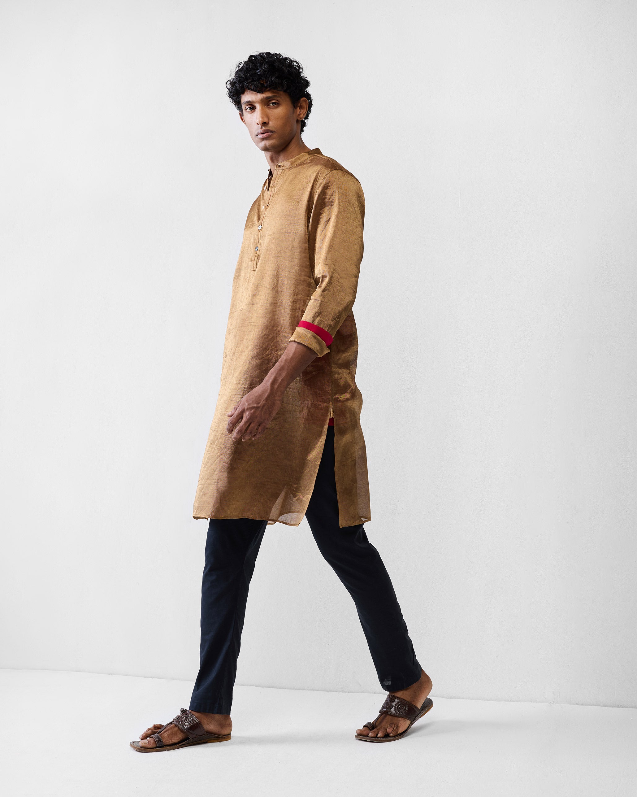 Chandni Chowk Kurta - Gold