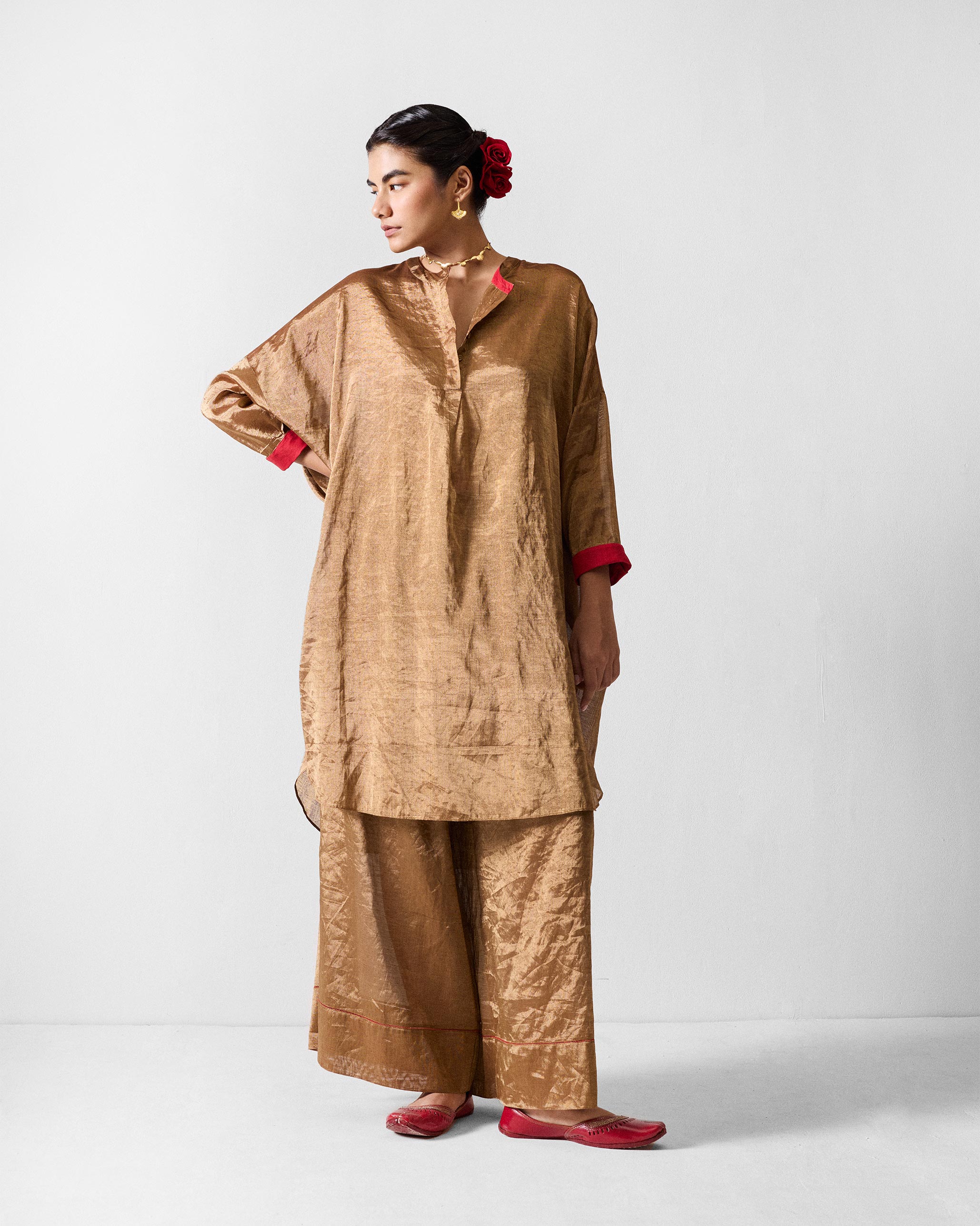 Lazy Sunday Tunic - Gold