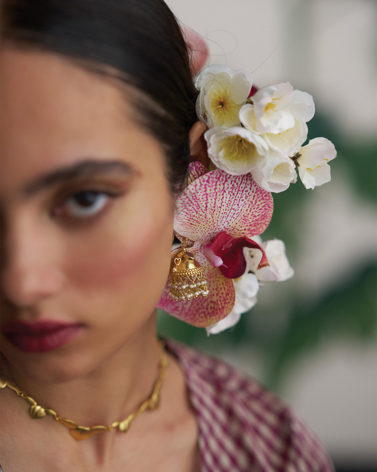 Moti Jhumka - Gold