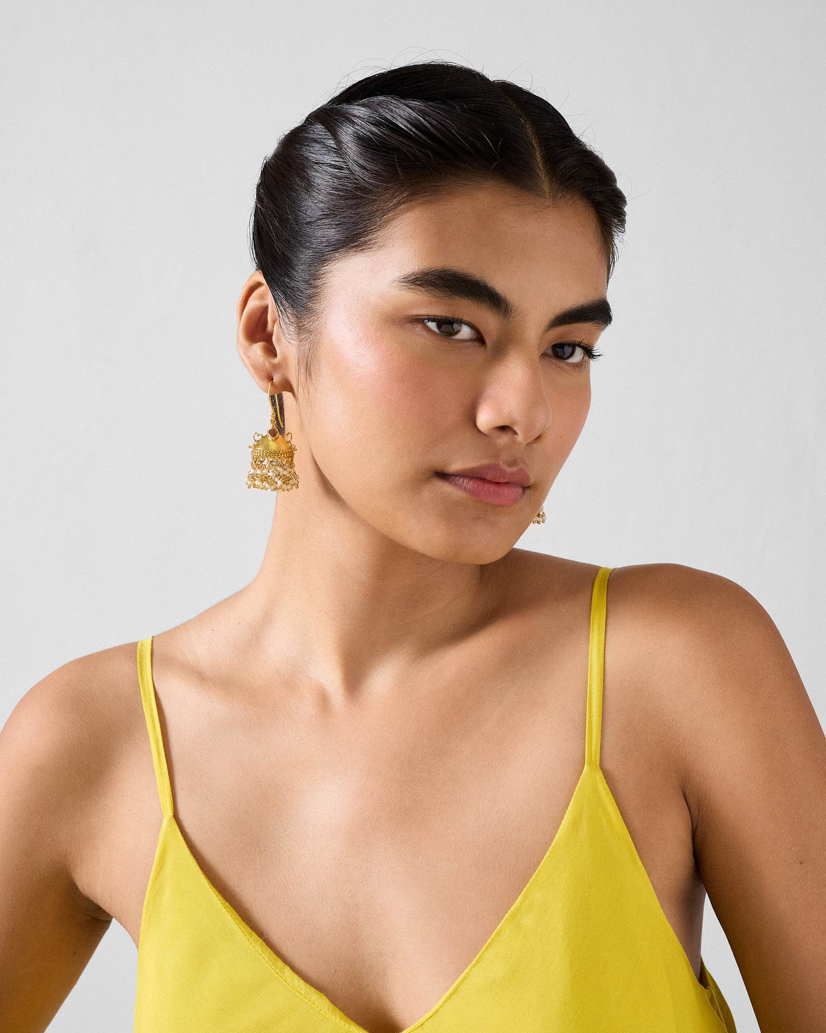 Moti Jhumka - Gold