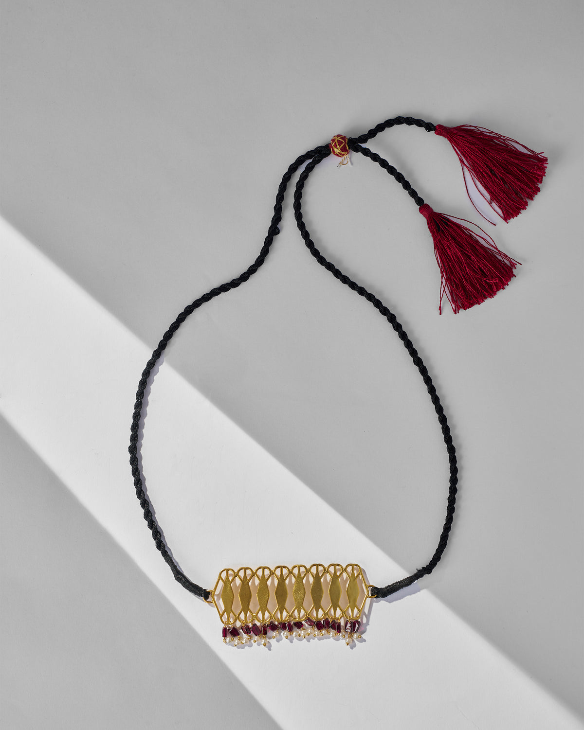 Barfi Choker - Gold