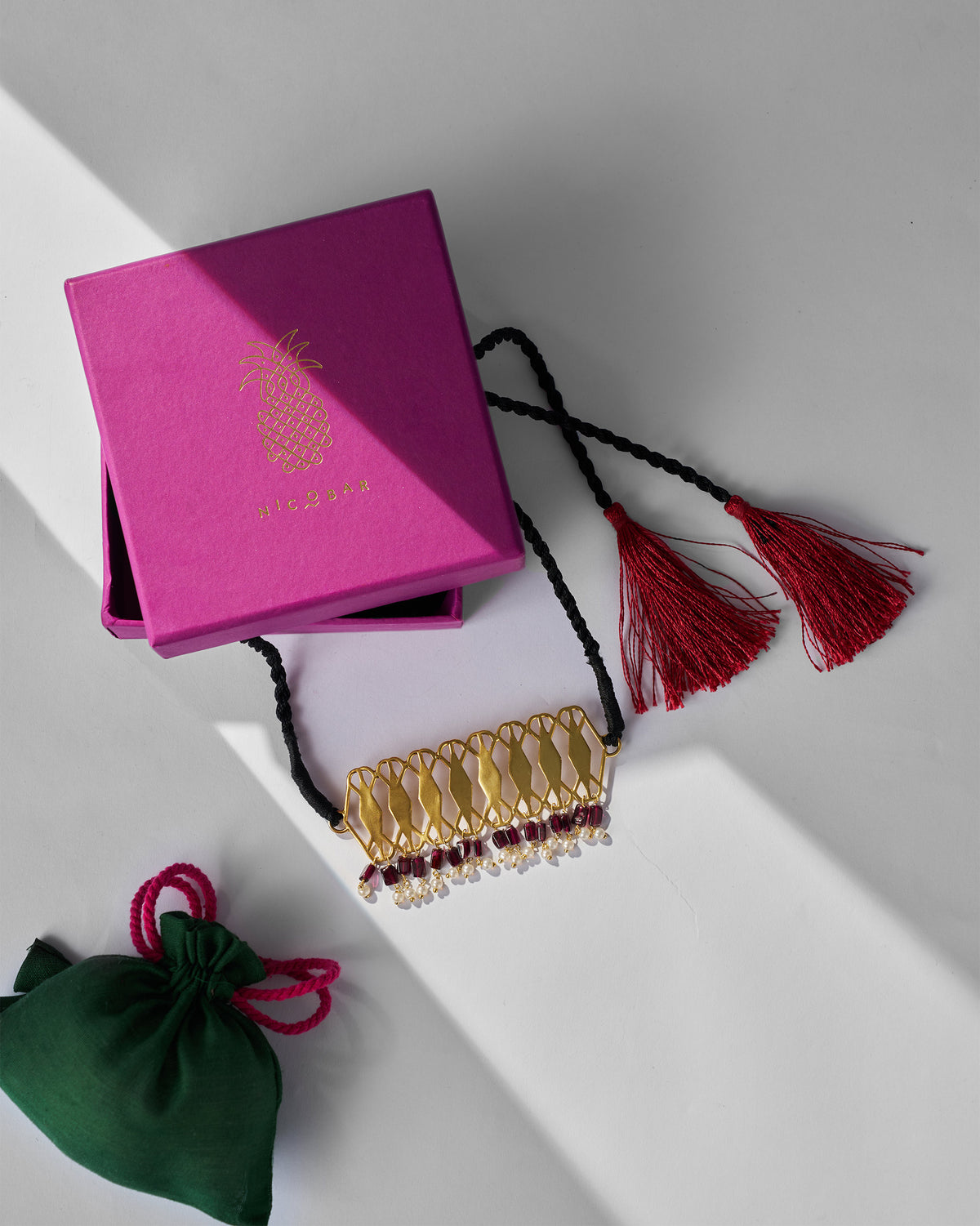 Barfi Choker - Gold