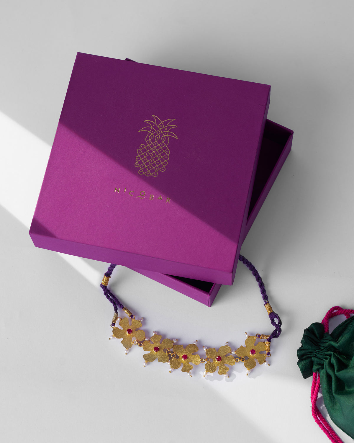 Phool Haar Necklace - Gold