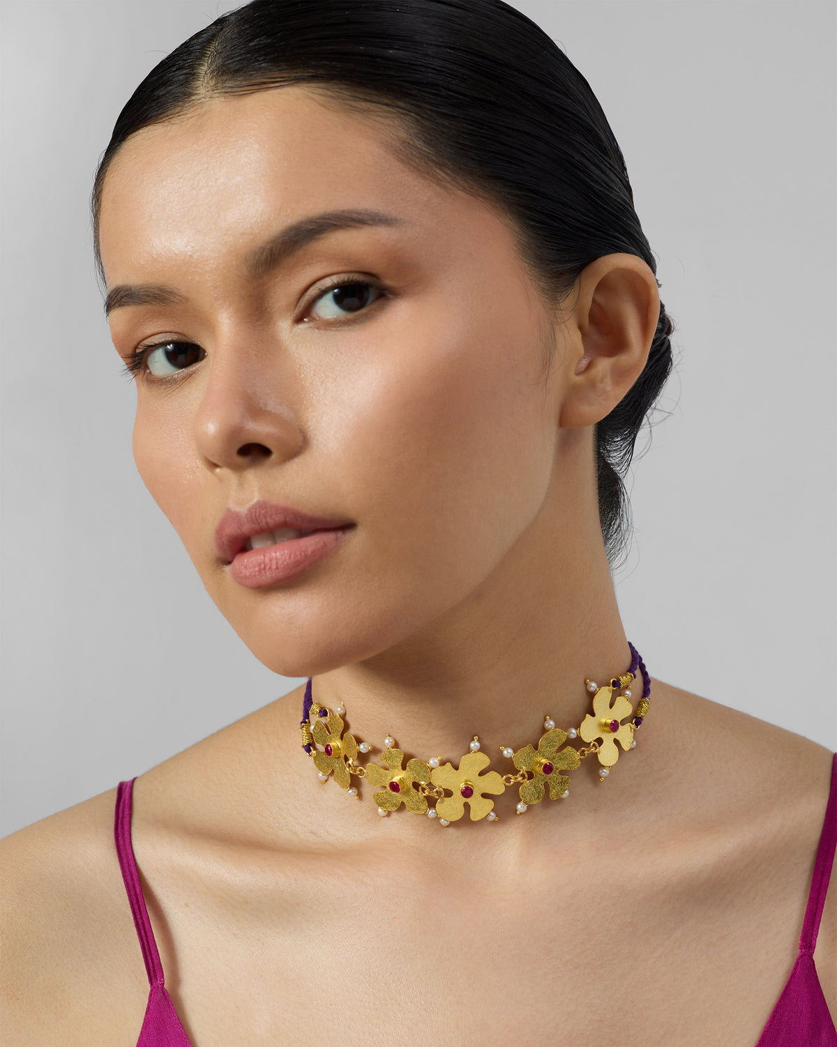Phool Haar Necklace - Gold