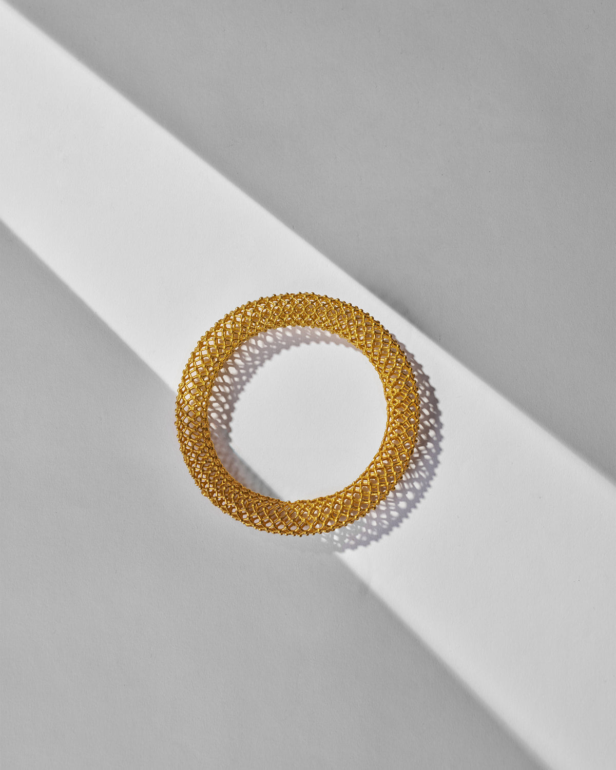 Infinity Bangle - Antique Gold