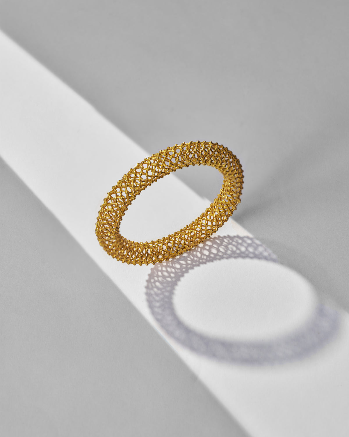 Infinity Bangle - Antique Gold
