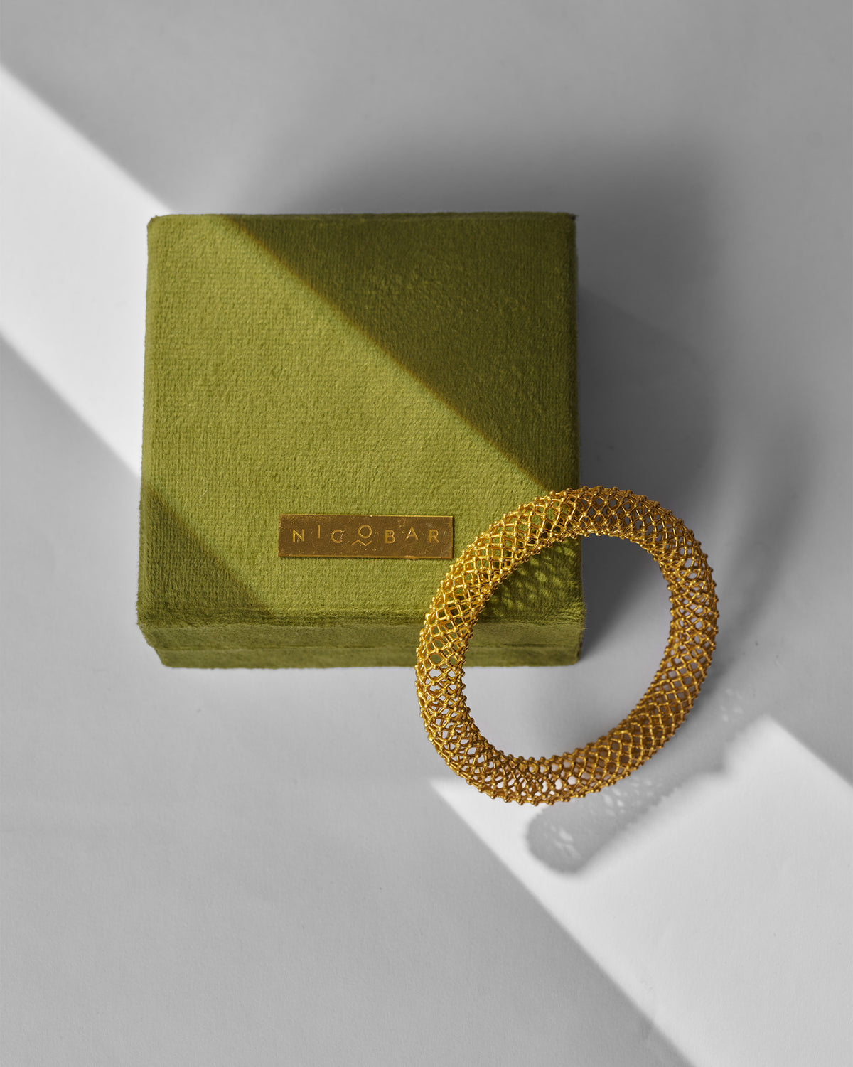 Infinity Bangle - Antique Gold