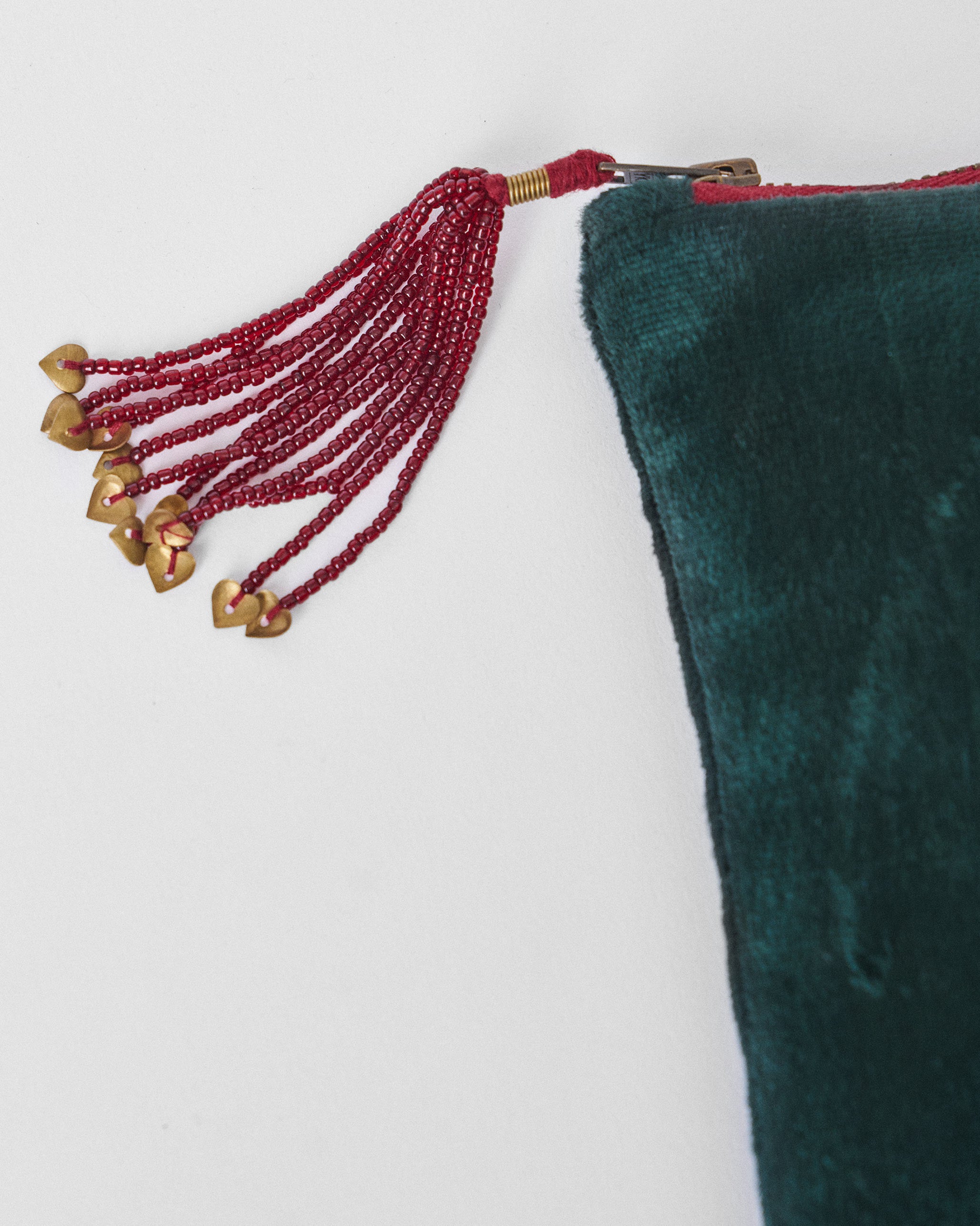 Plumeria Pouch - Green