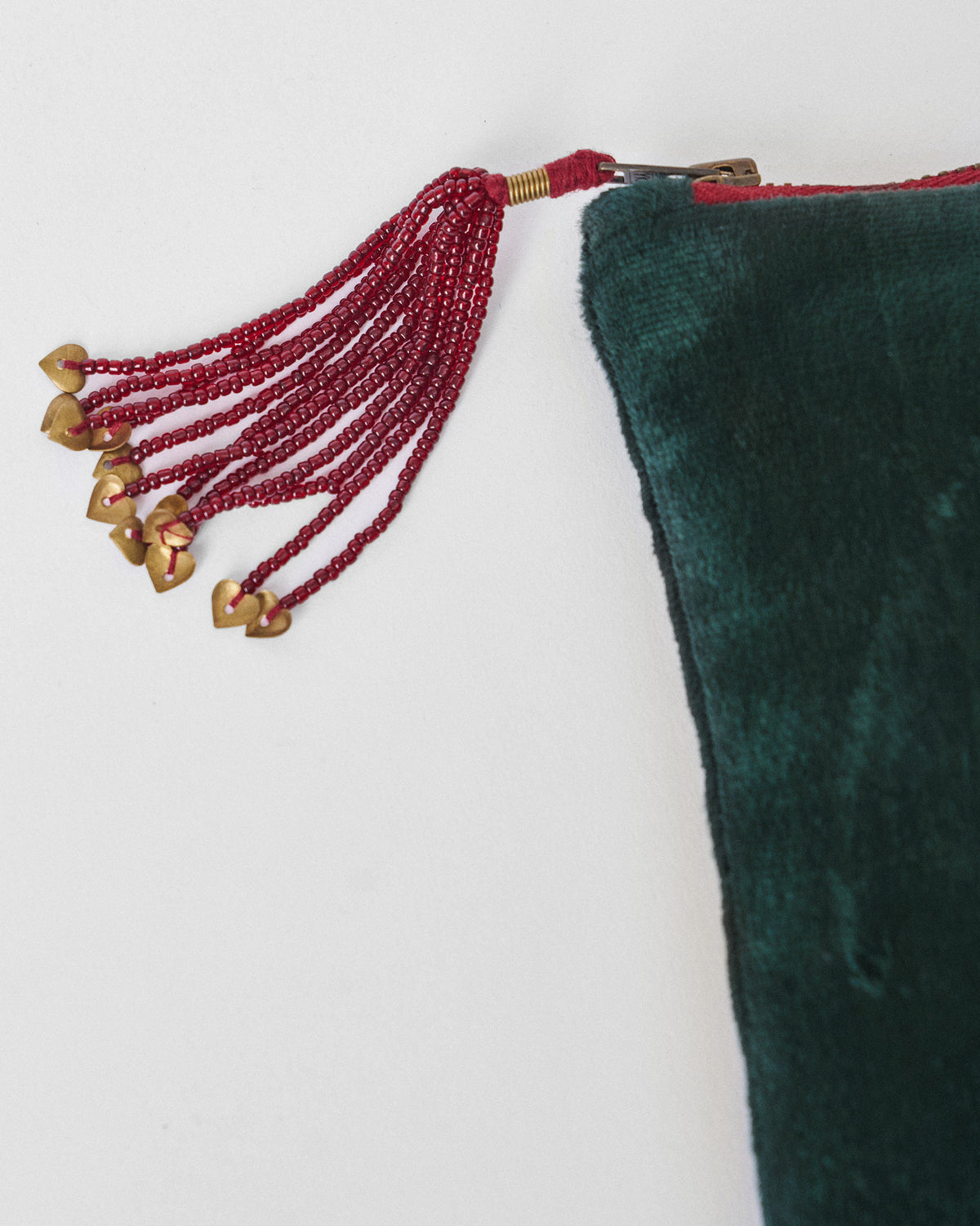 Plumeria Pouch - Green