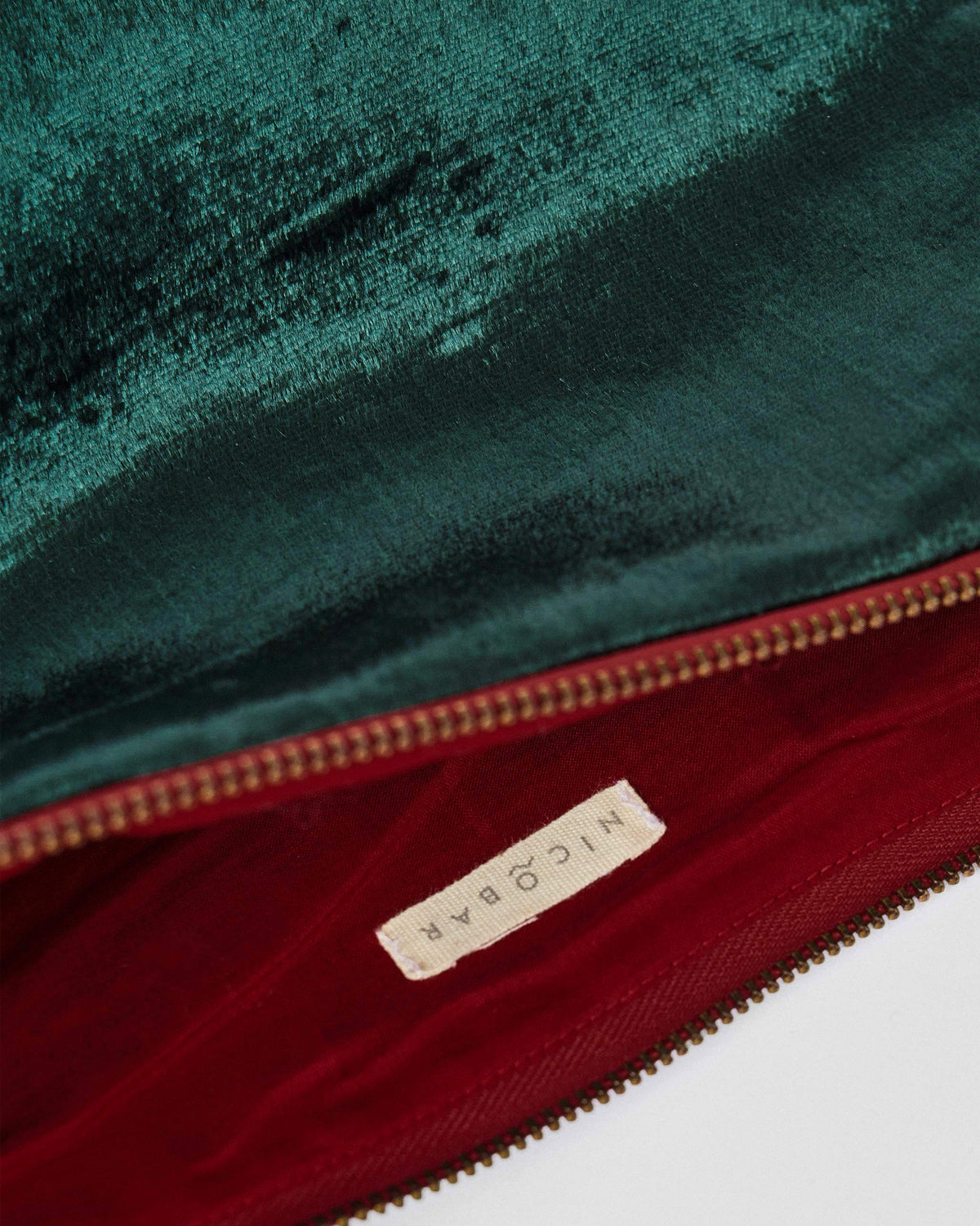 Fold Over Clutch - Green