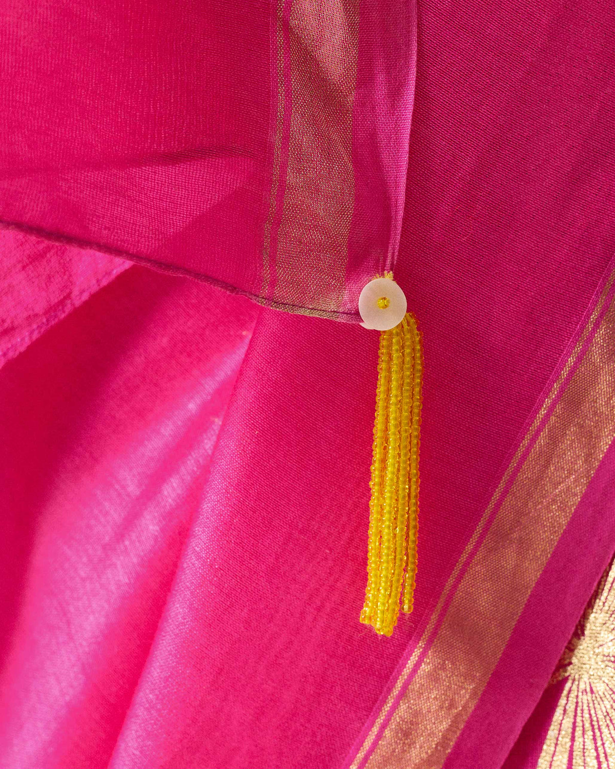 Ira Sari - Fuchsia & Gold Printed