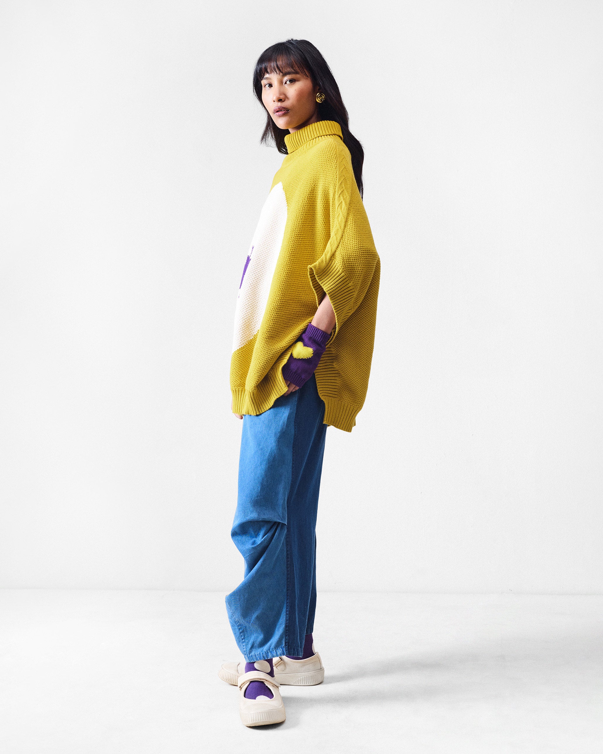 Baggy Sweater - Chartreuse