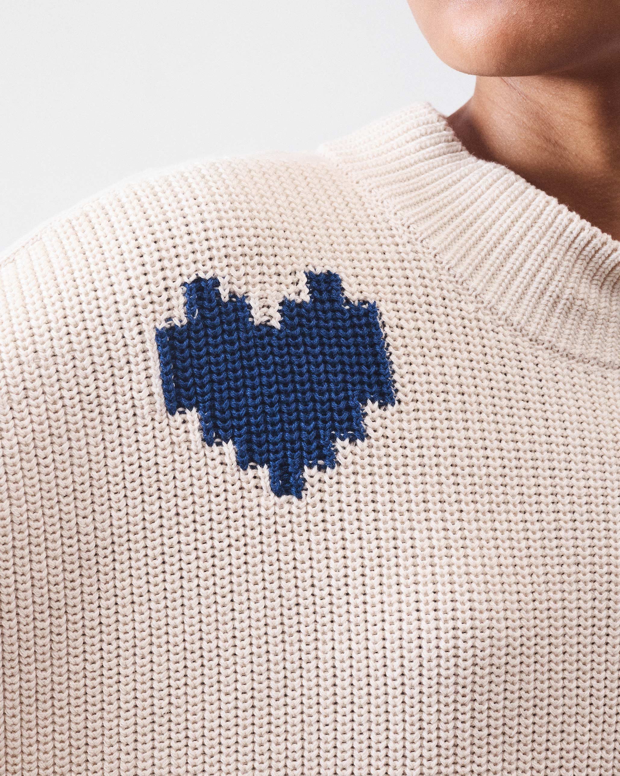 Dream High-low Hem Sweater - Ivory