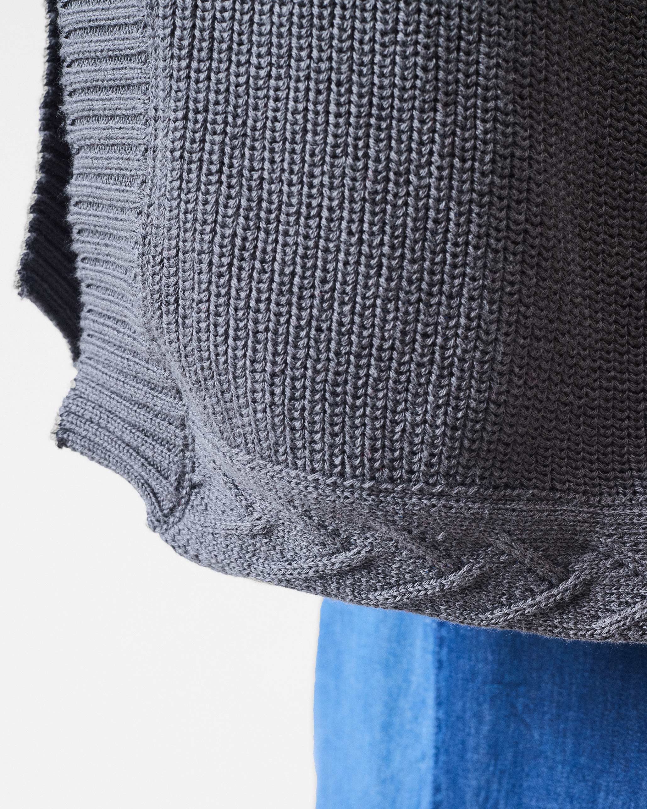 Turtle Neck Top - Charcoal