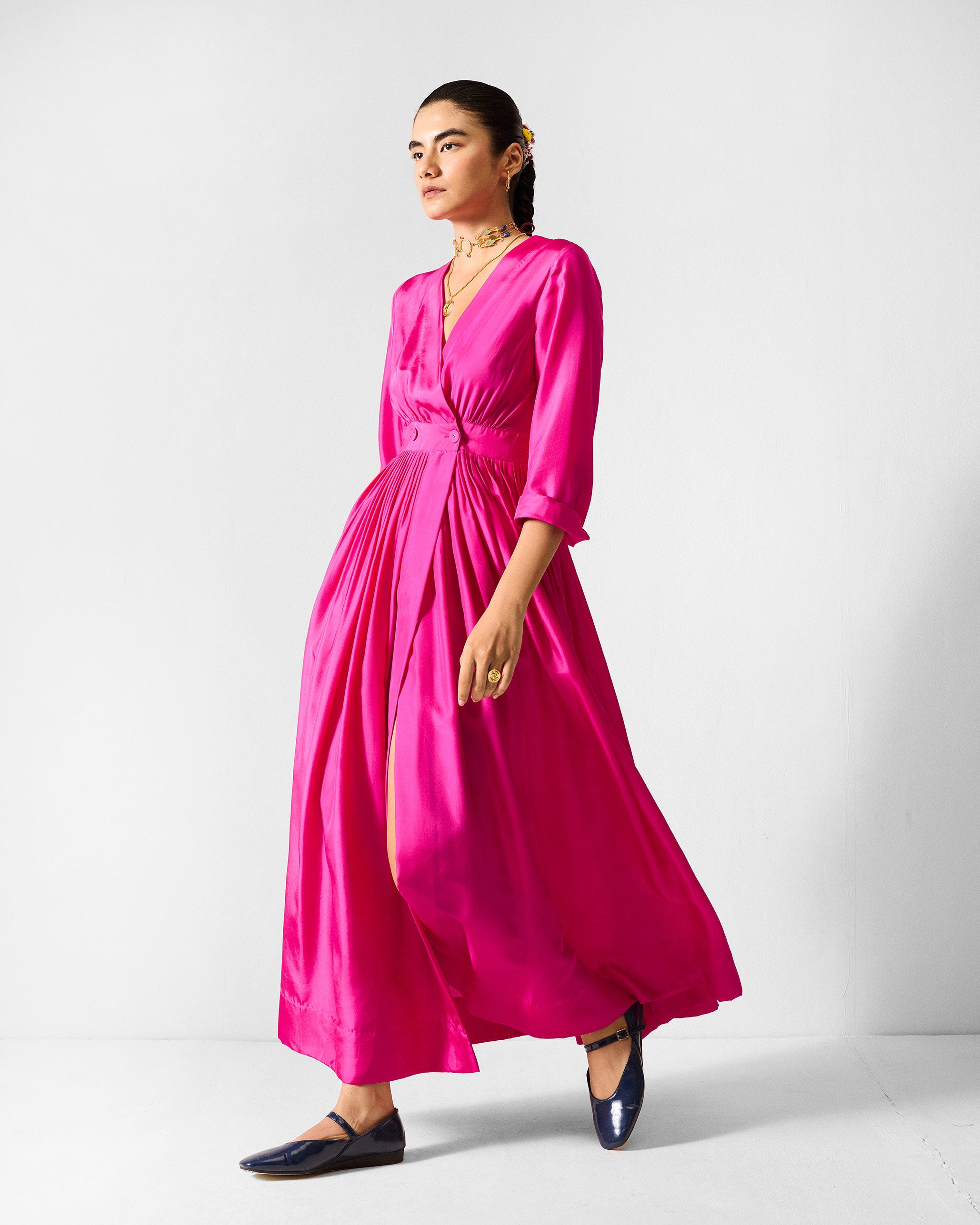 Nico Dress - Fuchsia