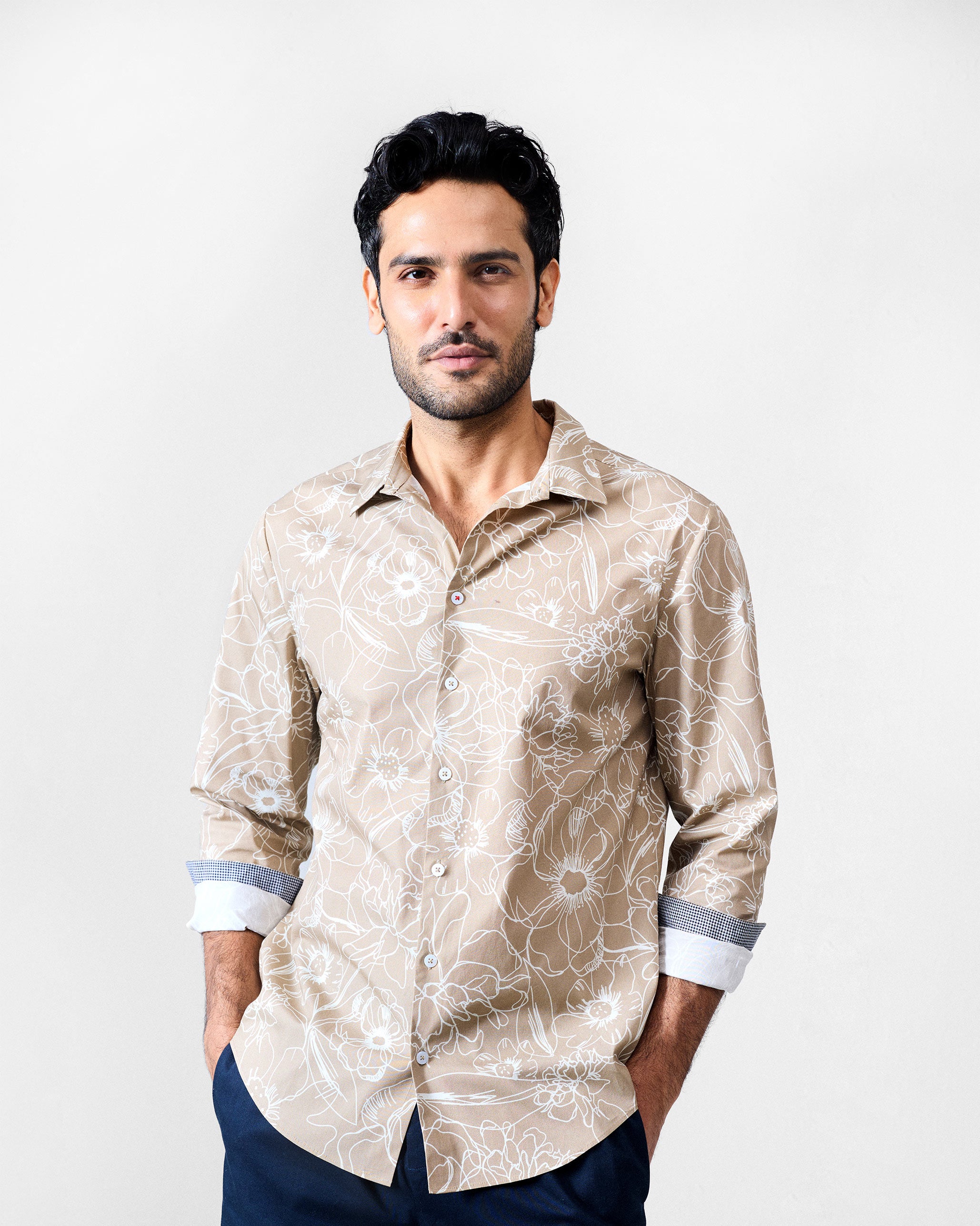 Hakuna Shirt - Light Brown Printed