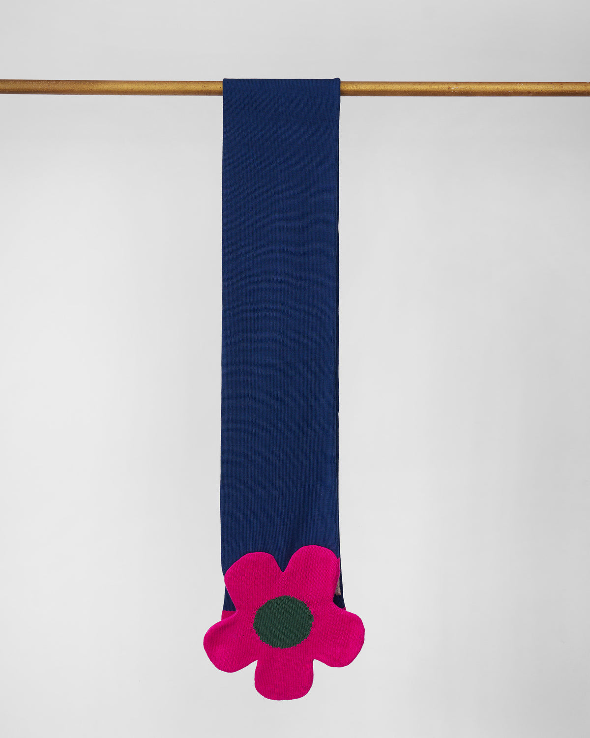 Tendril Scarf - Navy & Green