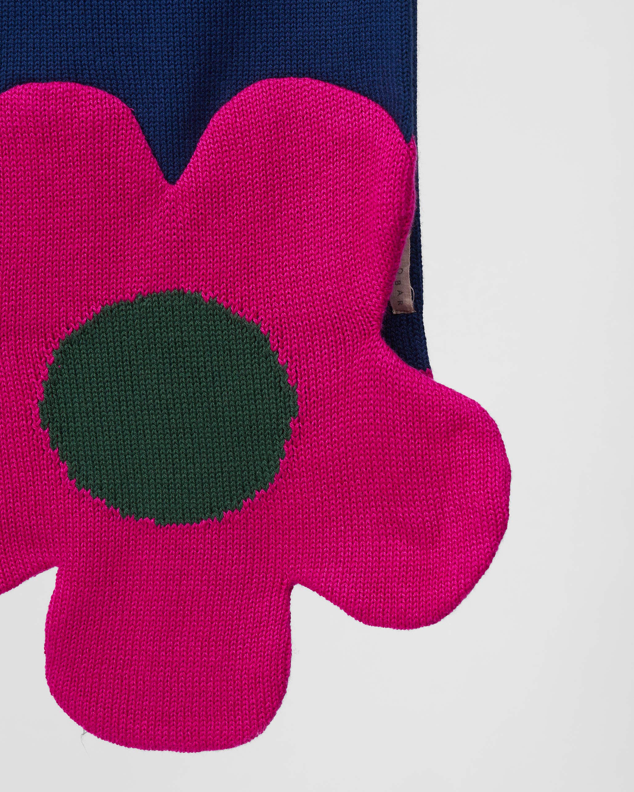 Tendril Scarf - Navy & Green