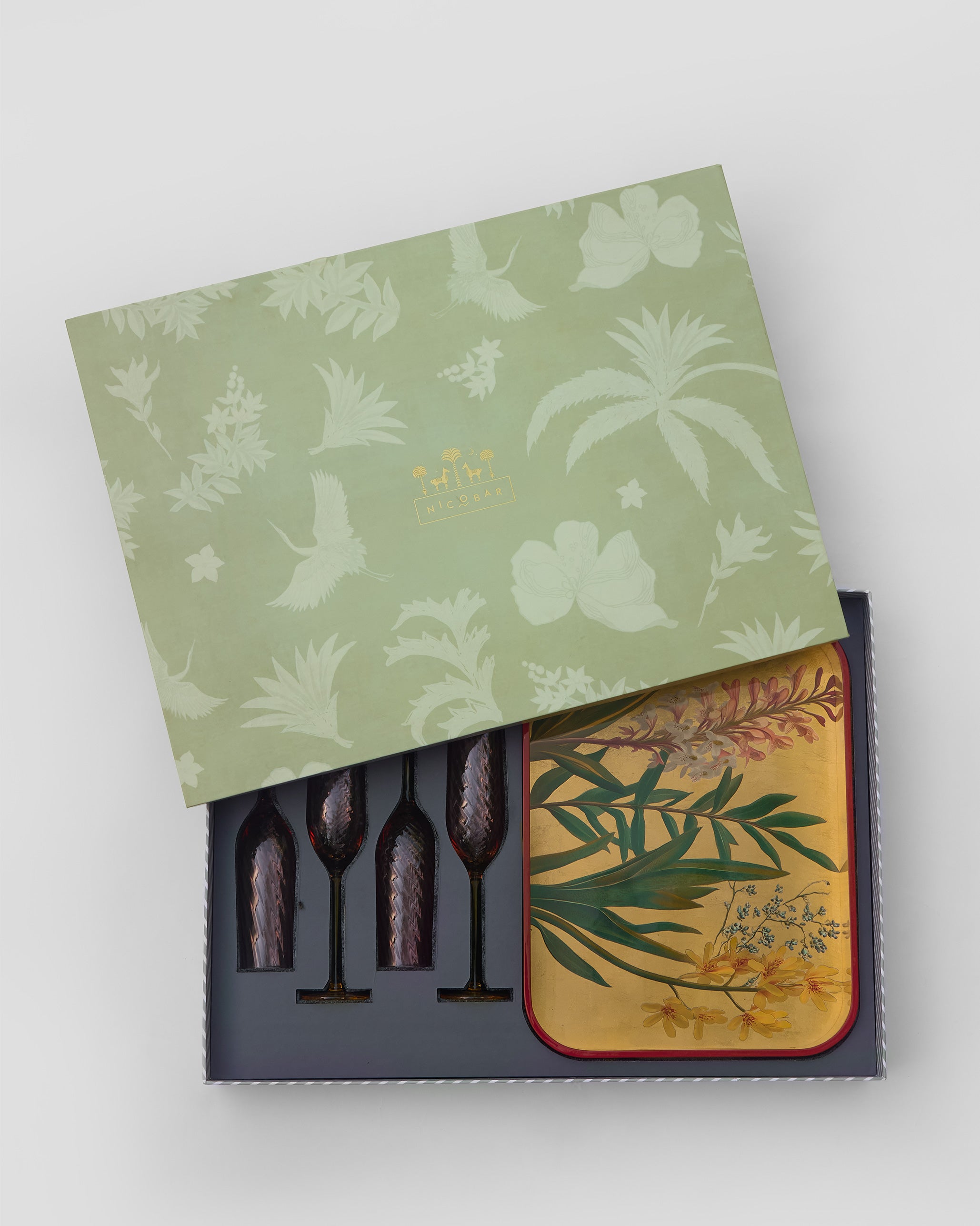 Botanical Barware Set