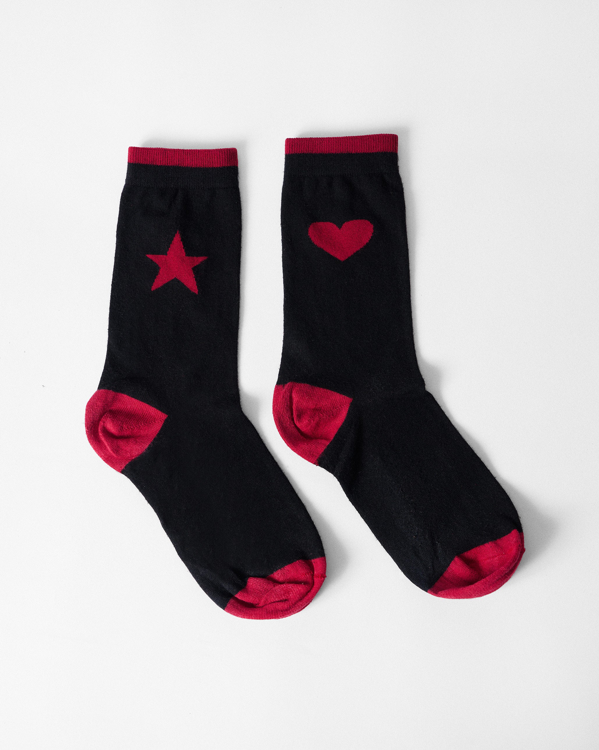 Power Pair Socks - Black & Red