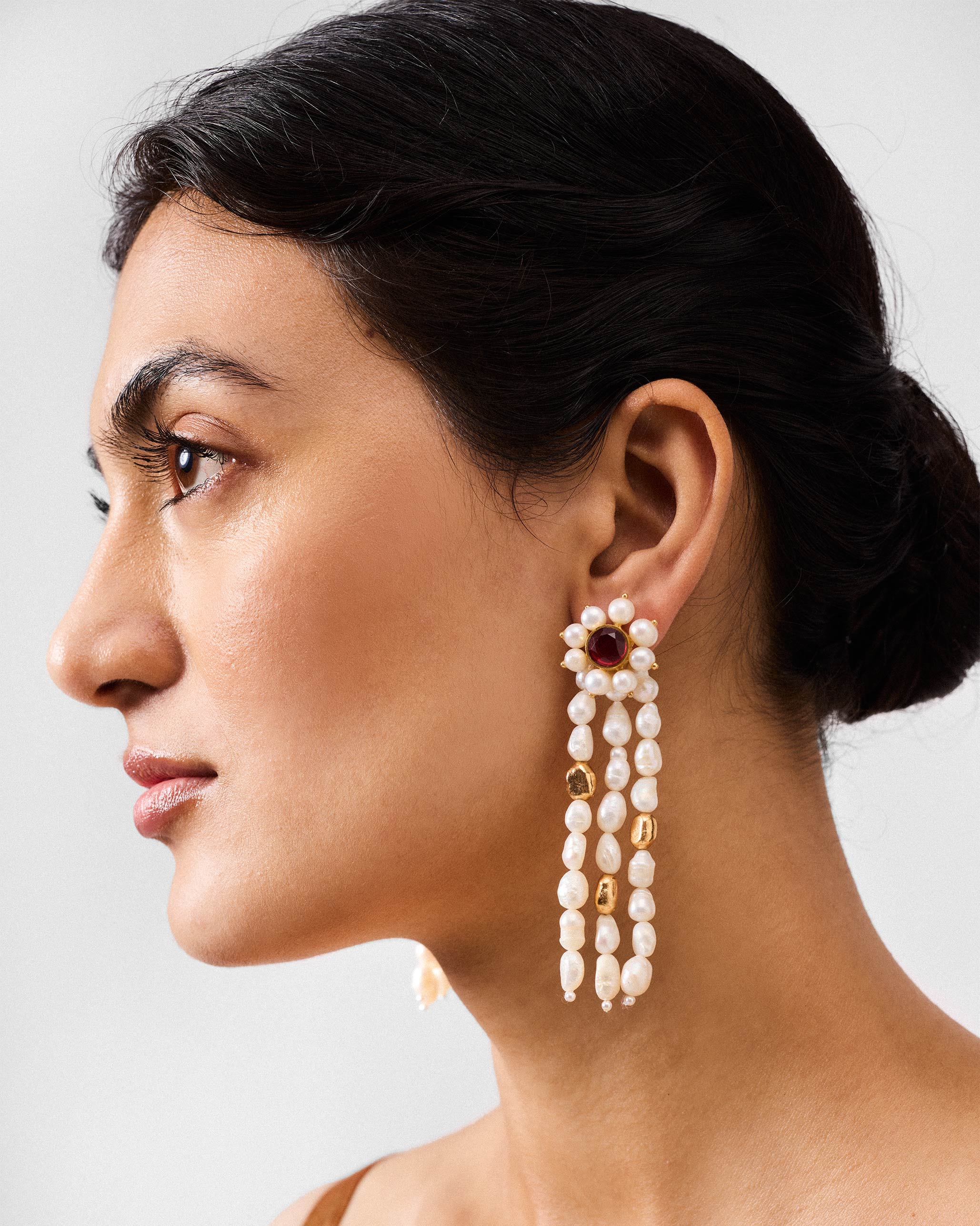 Meher Earrings - Gold