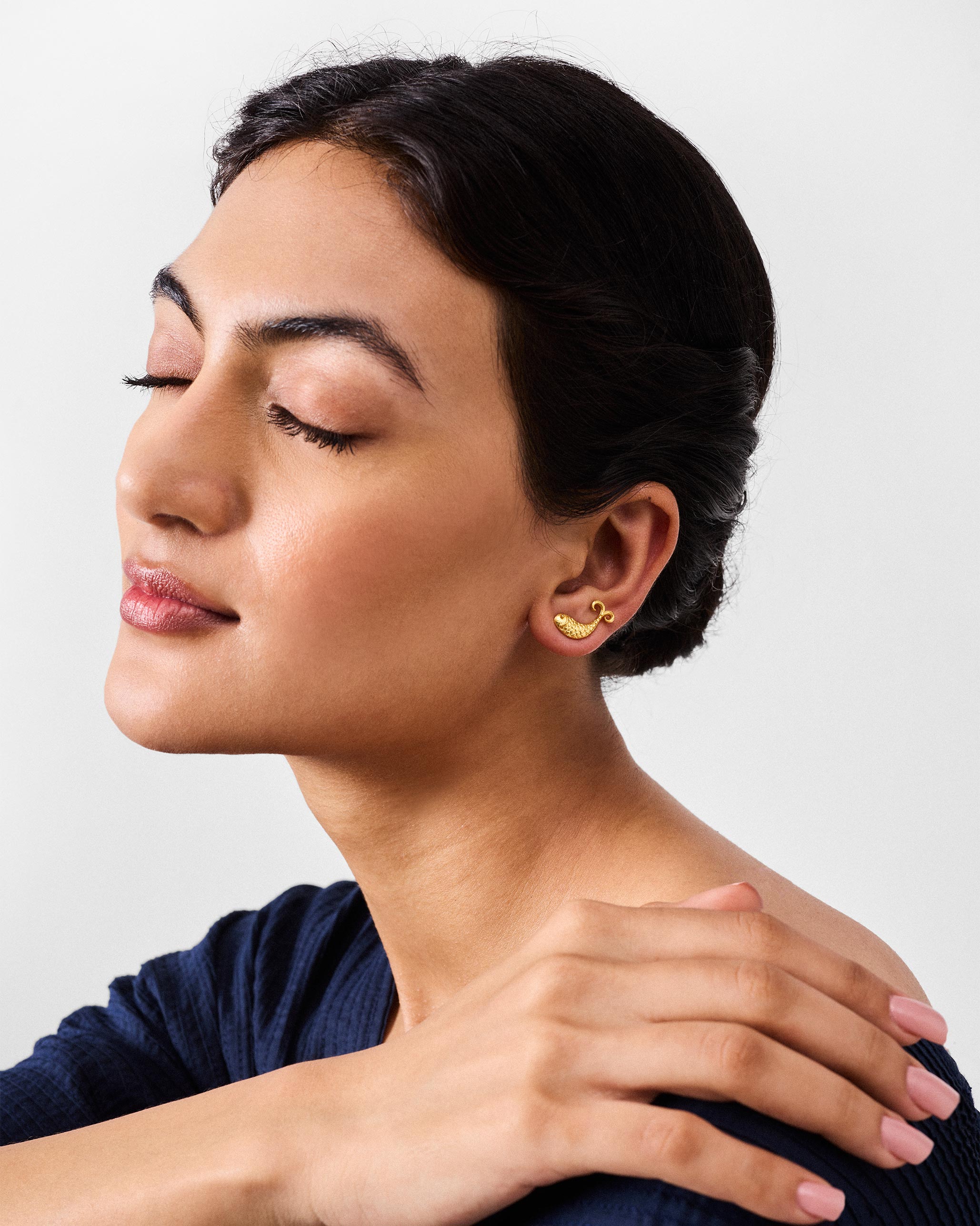 Jalpari Studs - Gold