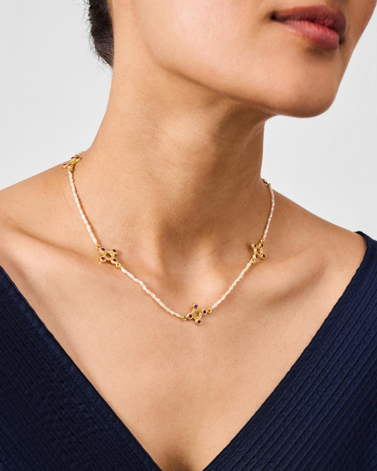 Bindu Choker - Gold