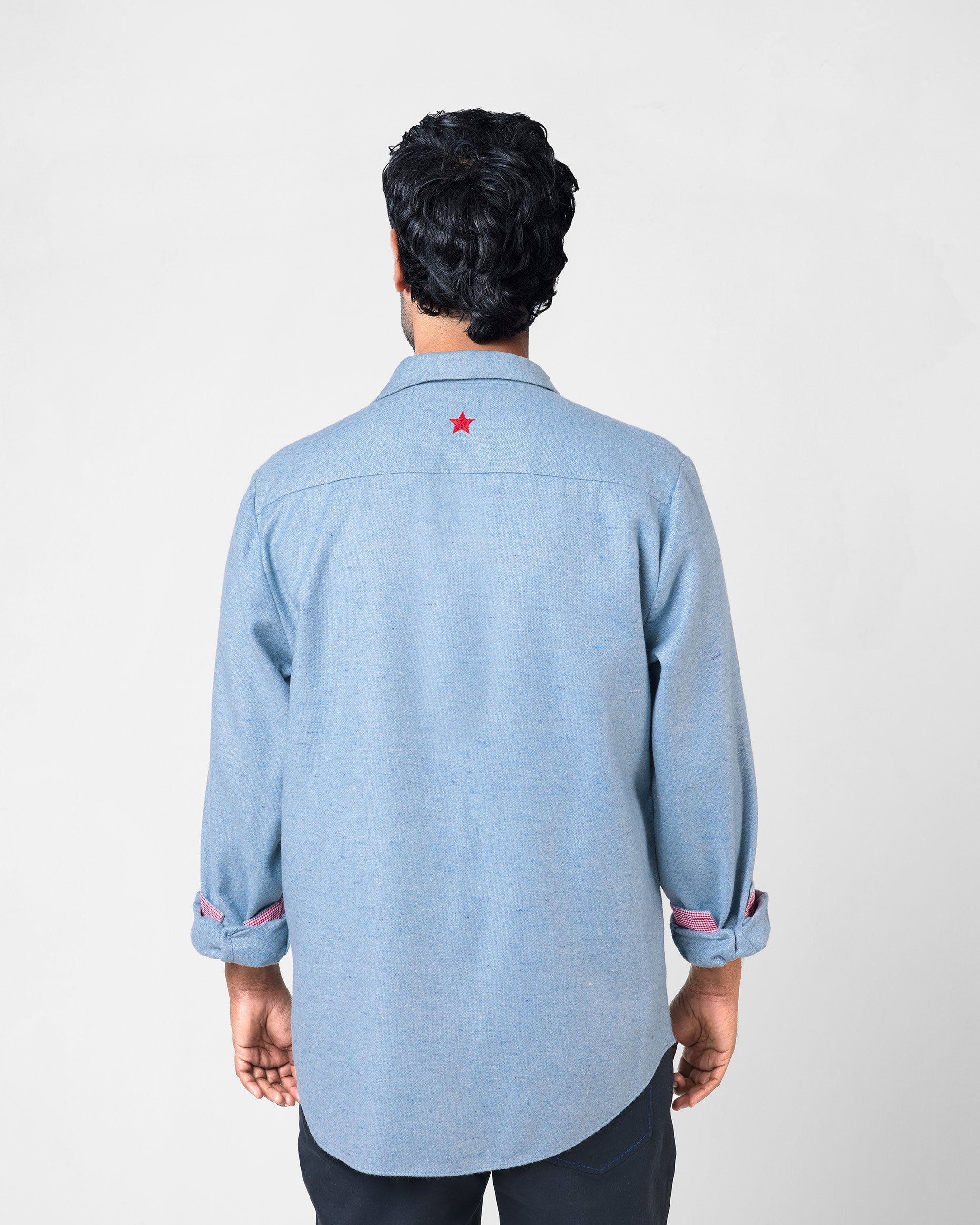 Musafir Pocket Shirt - Light Blue
