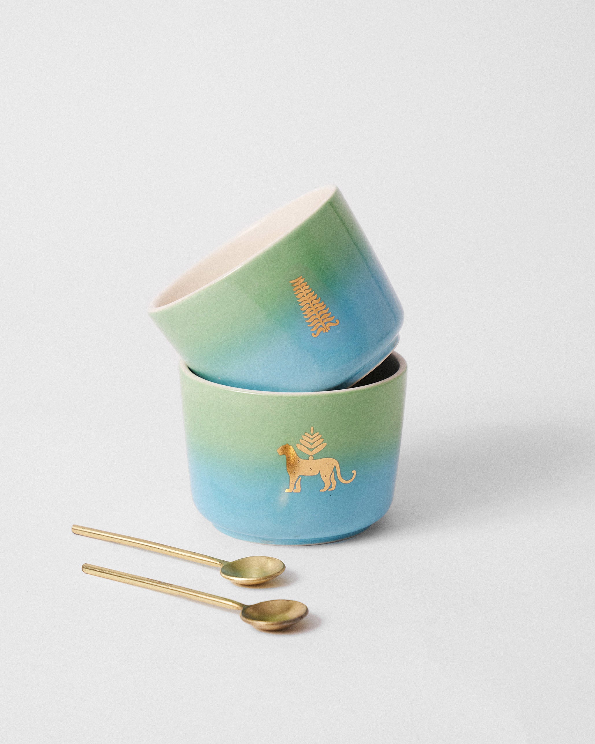 Sindhuraa Nut Bowl with Spoon - Set of 2