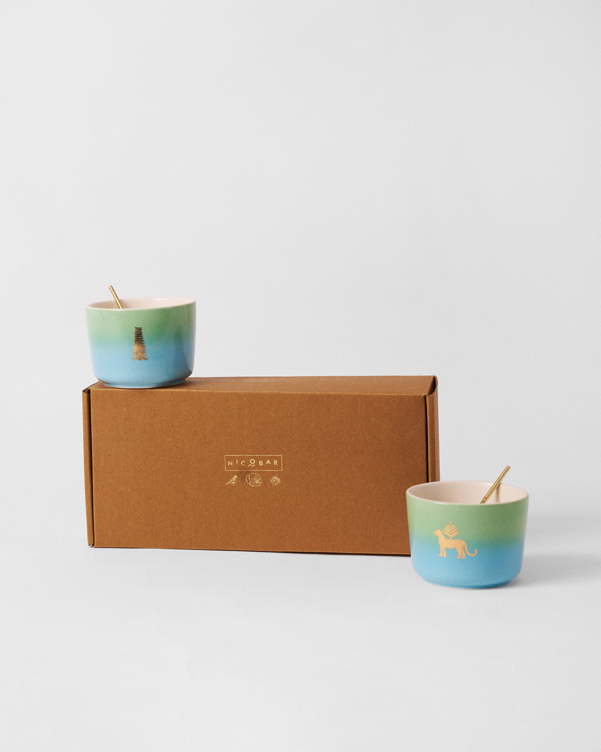 Sindhuraa Nut Bowl with Spoon - Set of 2